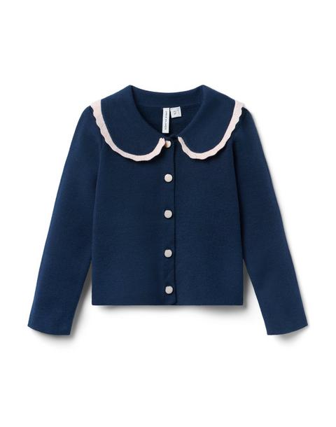 Crochet Collar Cardigan