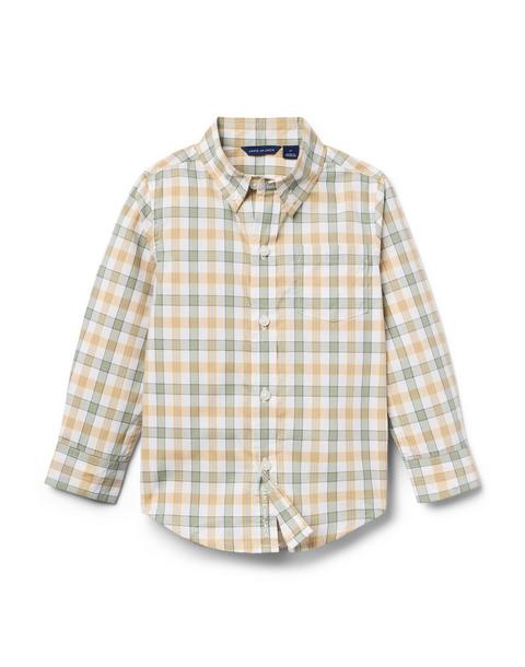 Plaid Poplin Shirt