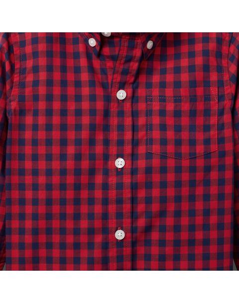 Gingham Poplin Shirt
