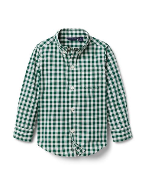 Gingham Poplin Shirt