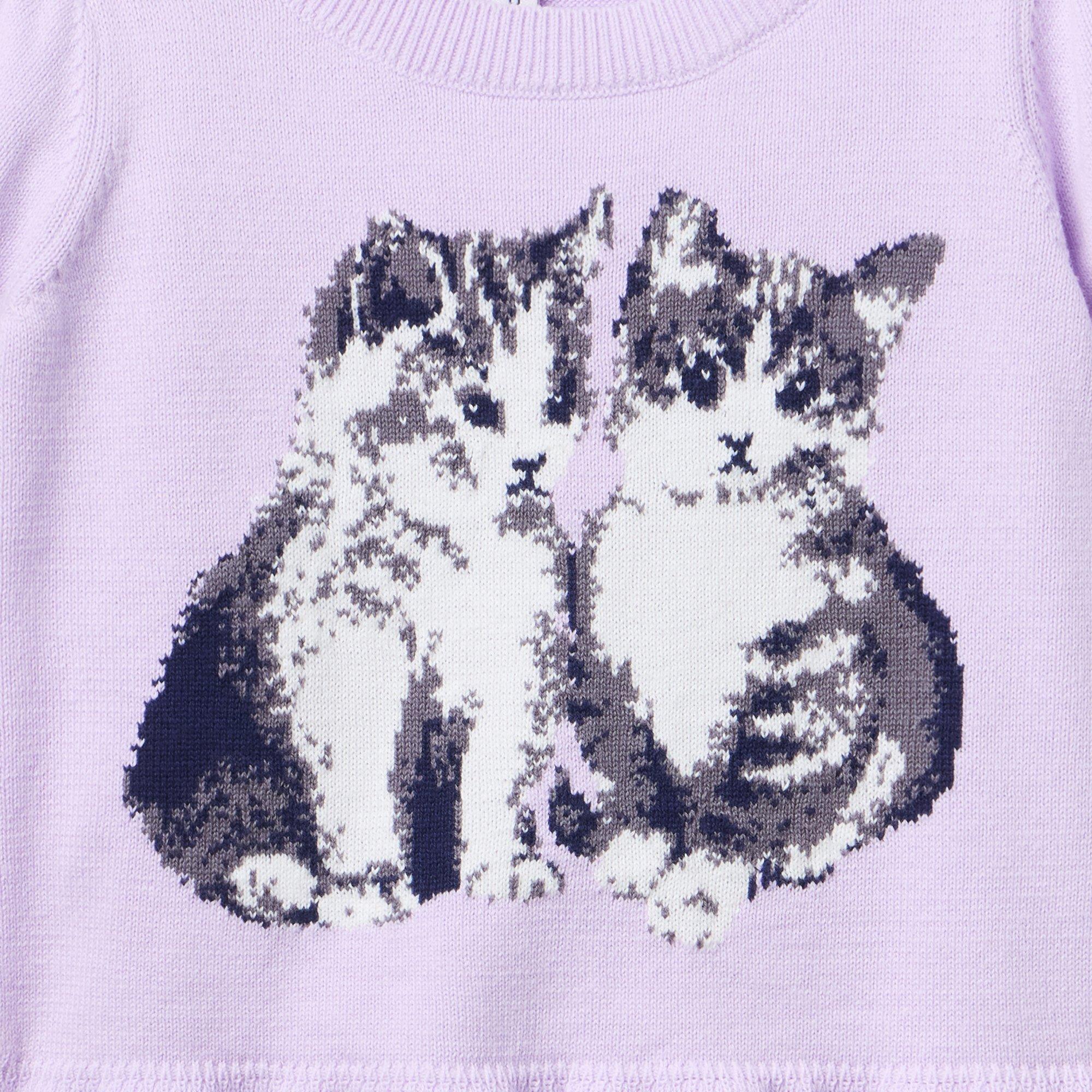 Kitten Peplum Sweater Top image number 1