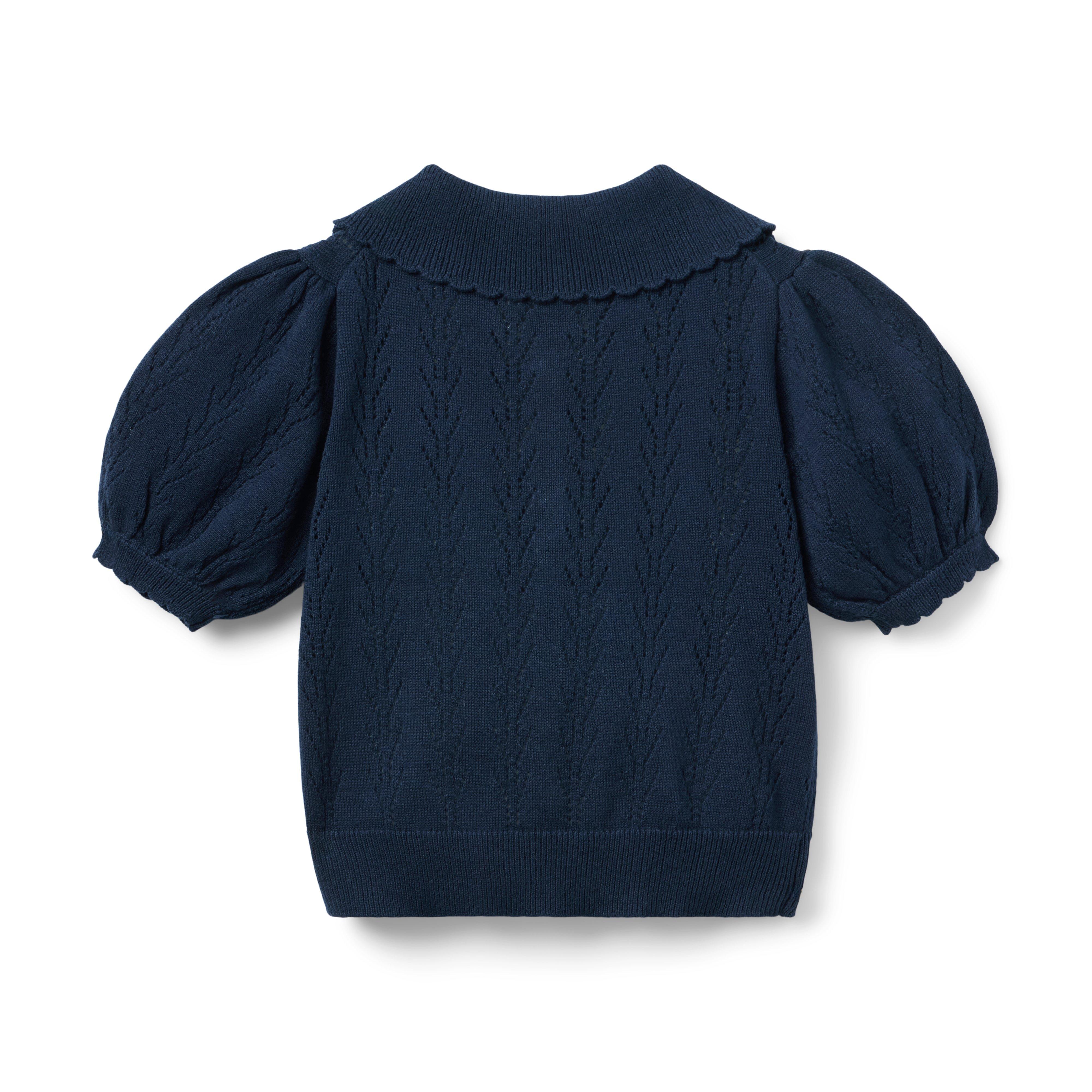 Pointelle Sweater Polo image number 2