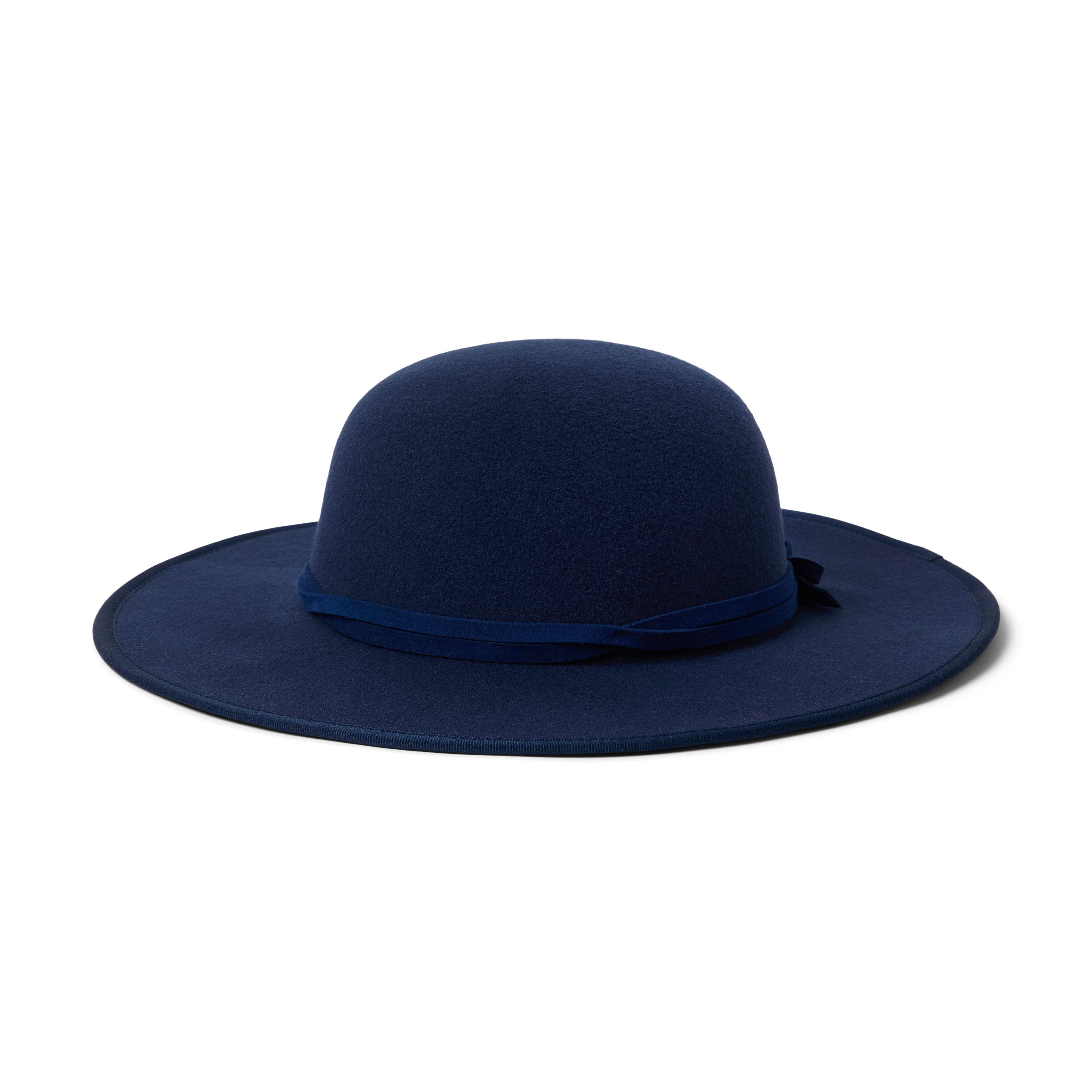 Wide-Brim Felt Hat
