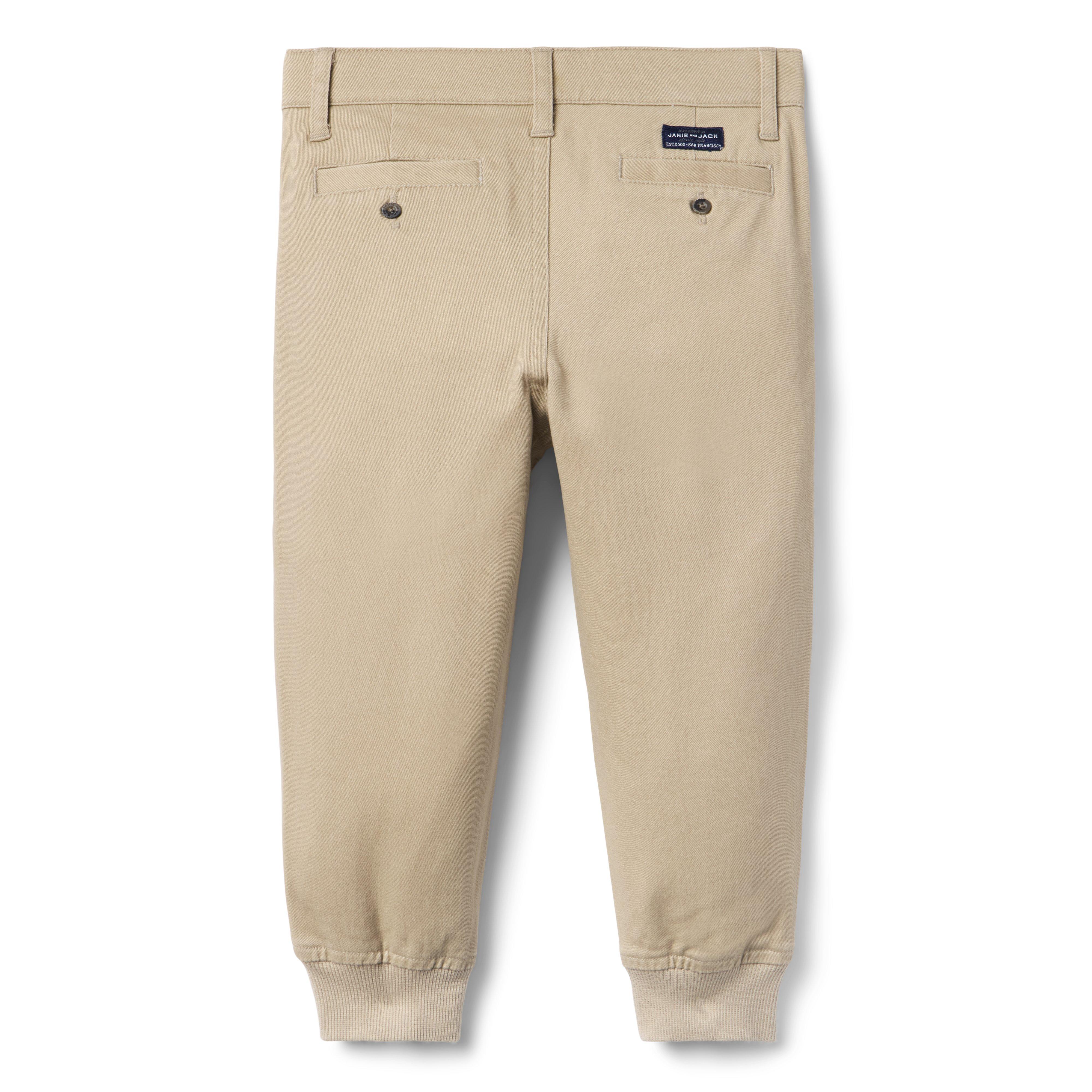 The Button Twill Jogger image number 1