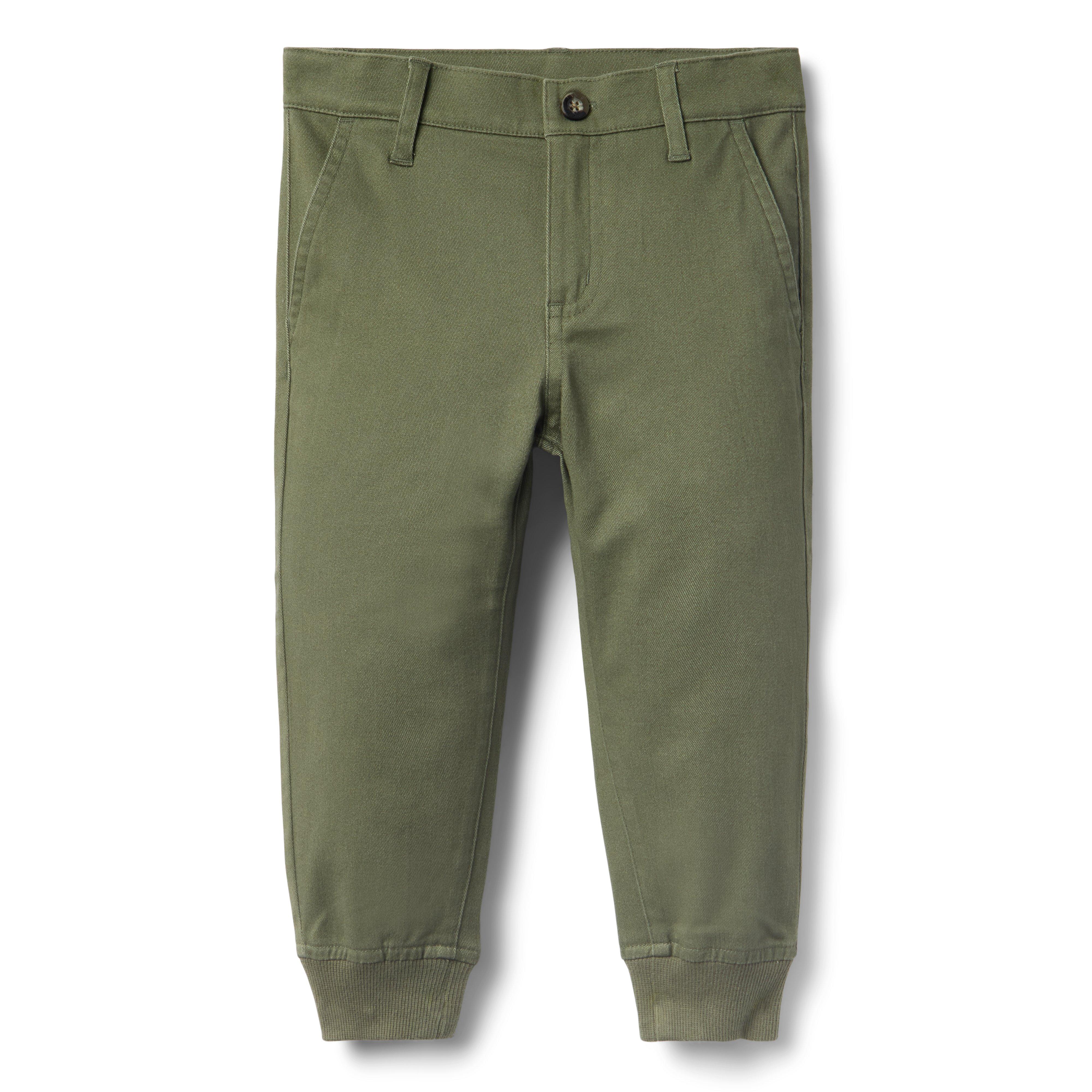 The Button Twill Jogger image number 0