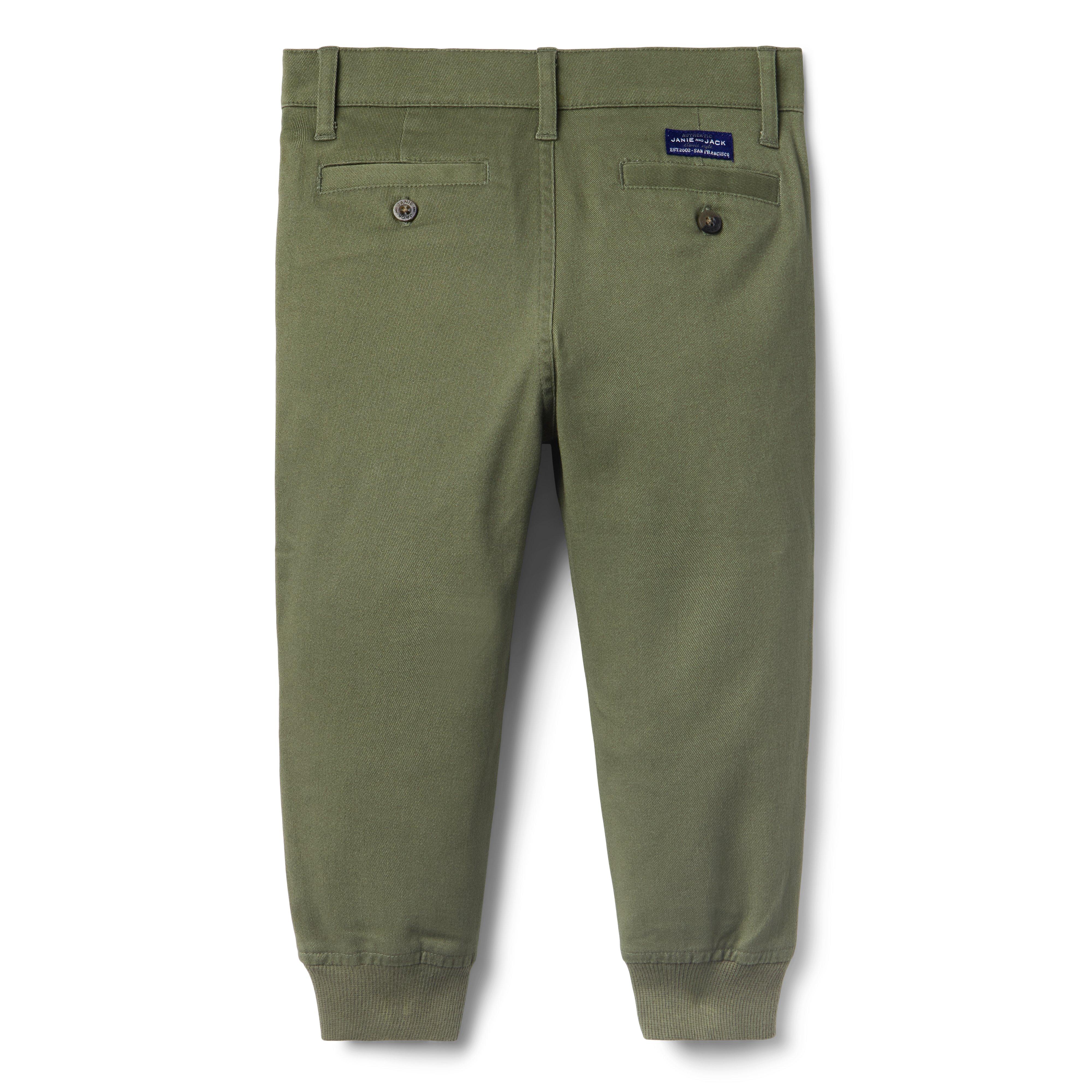 The Button Twill Jogger image number 1