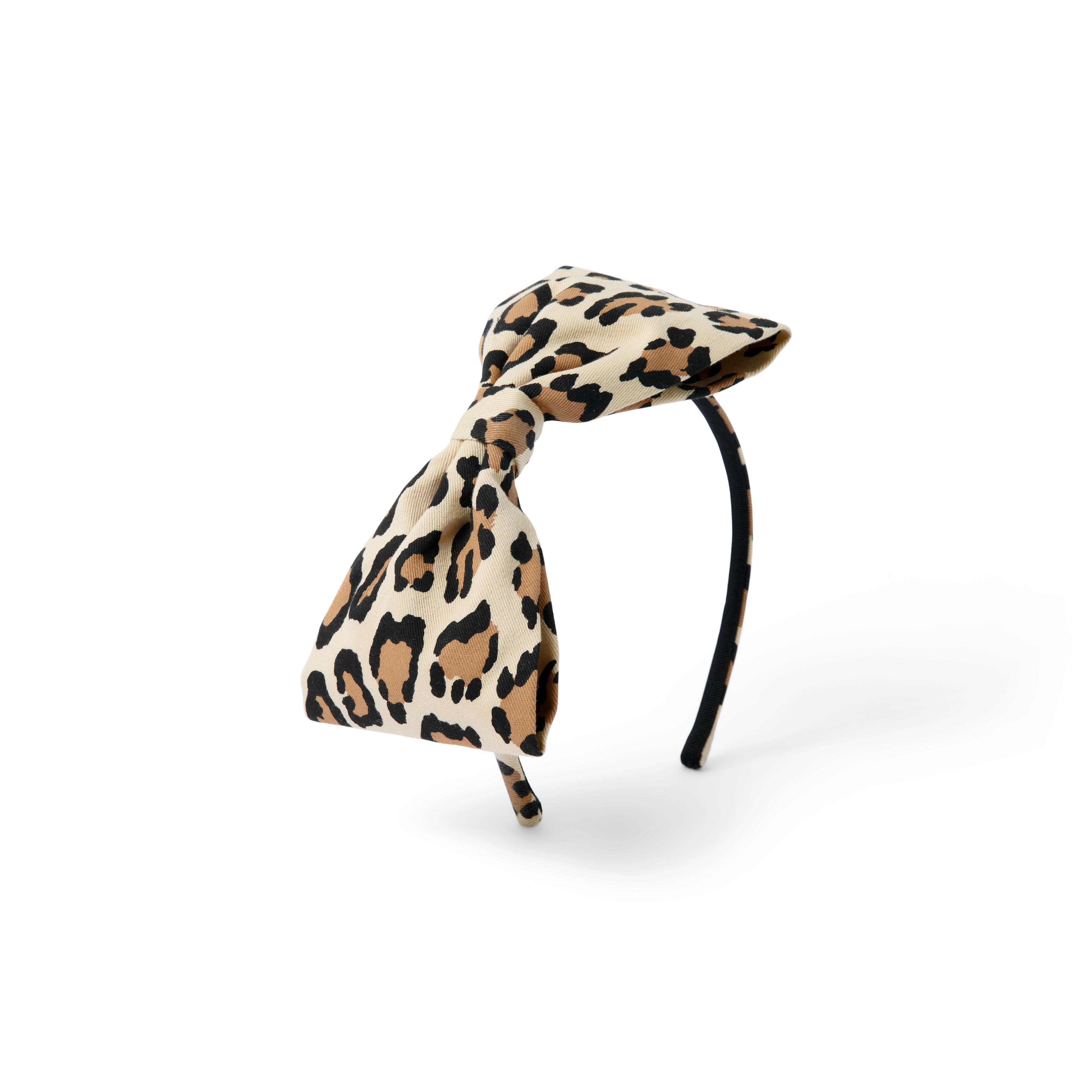 Leopard Bow Headband