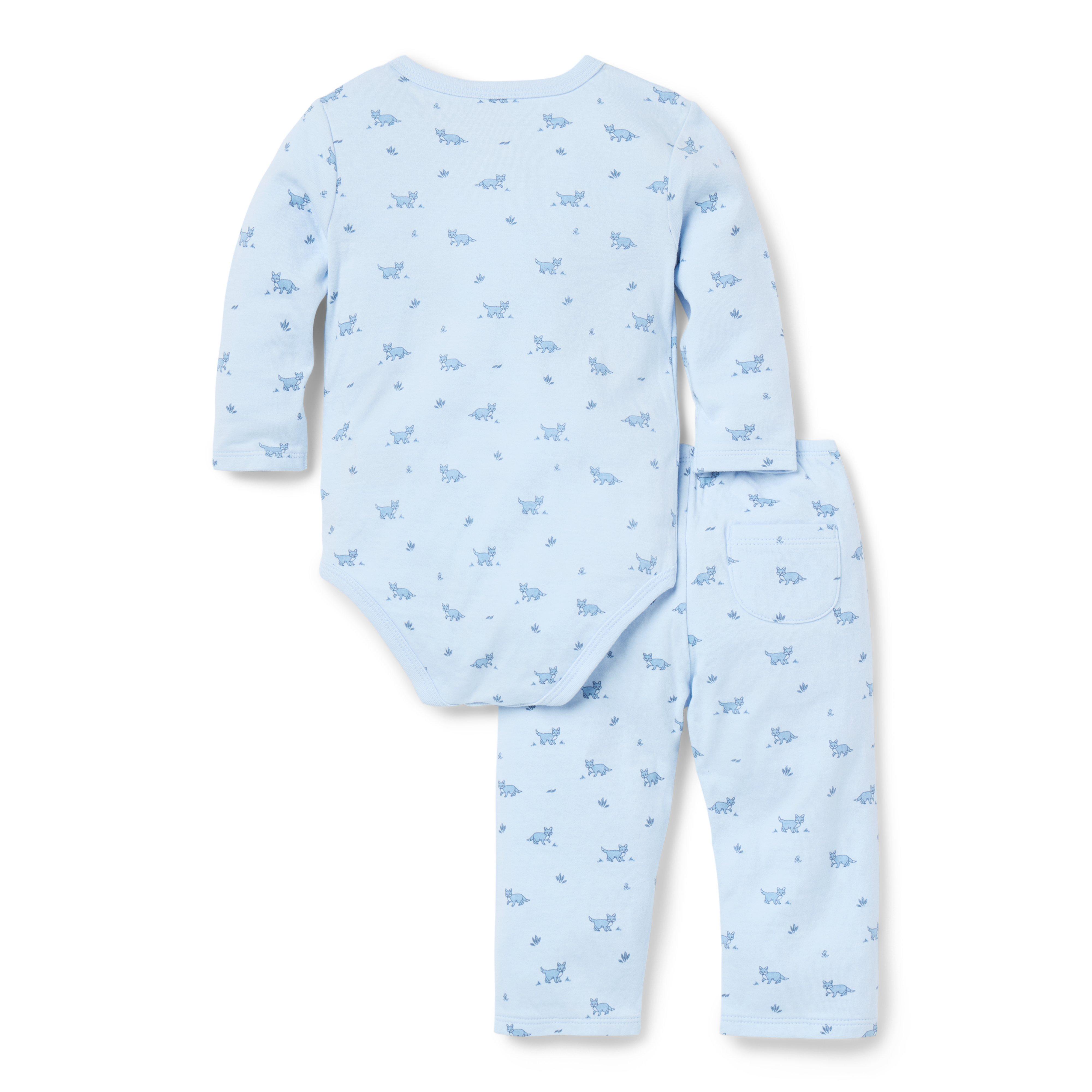 Baby Fox Wrap Matching Set image number 2