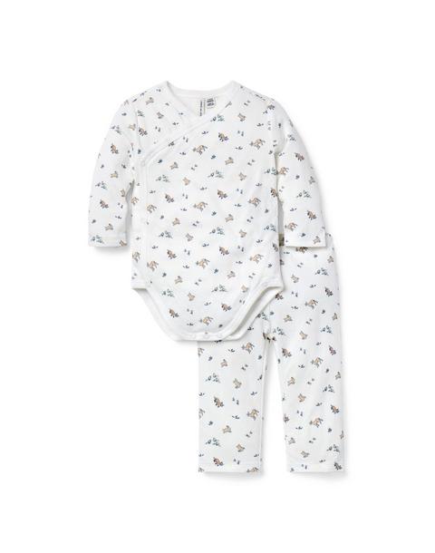 Baby Woodland Friends Wrap Matching Set