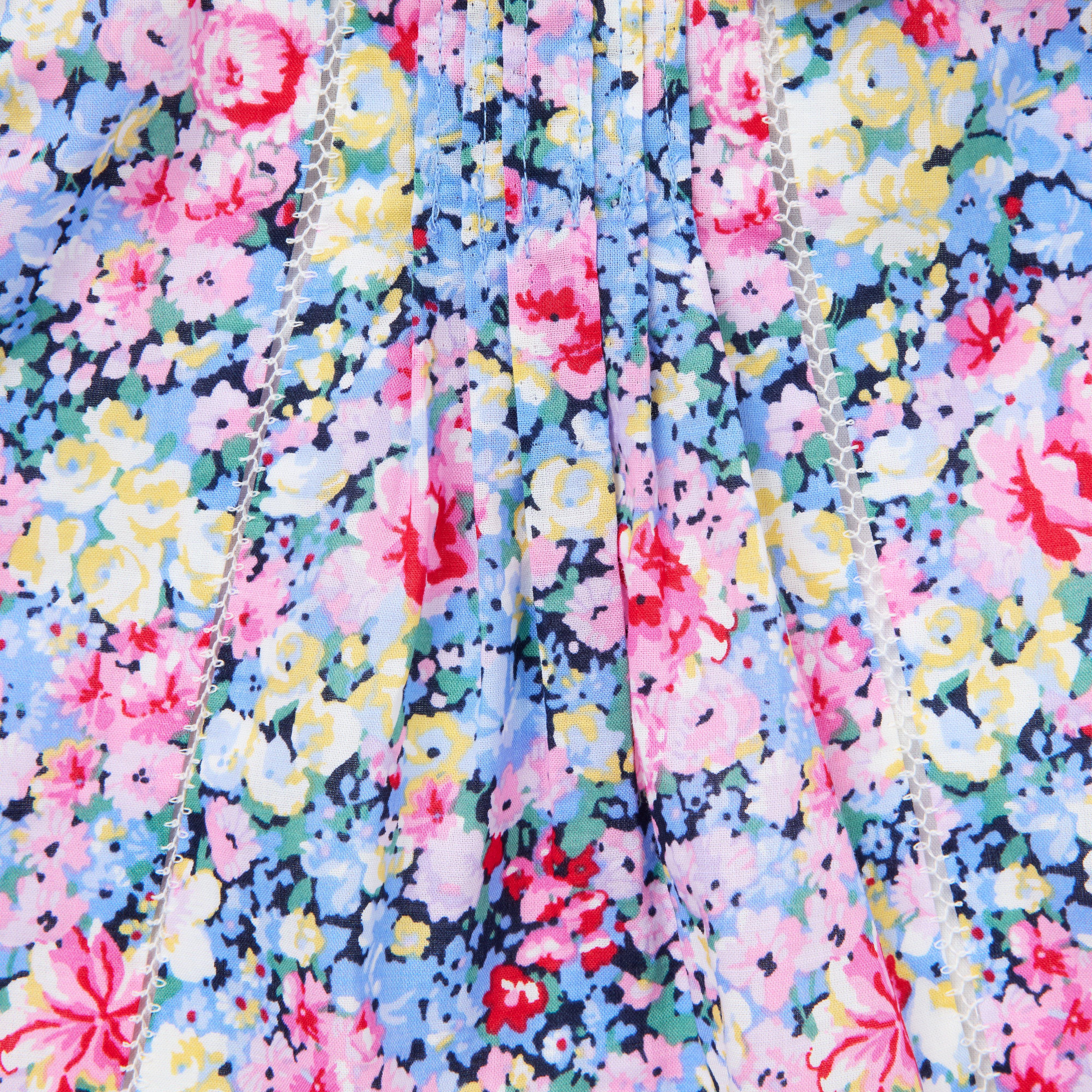 Baby Floral Ruffle Collar Matching Set image number 2