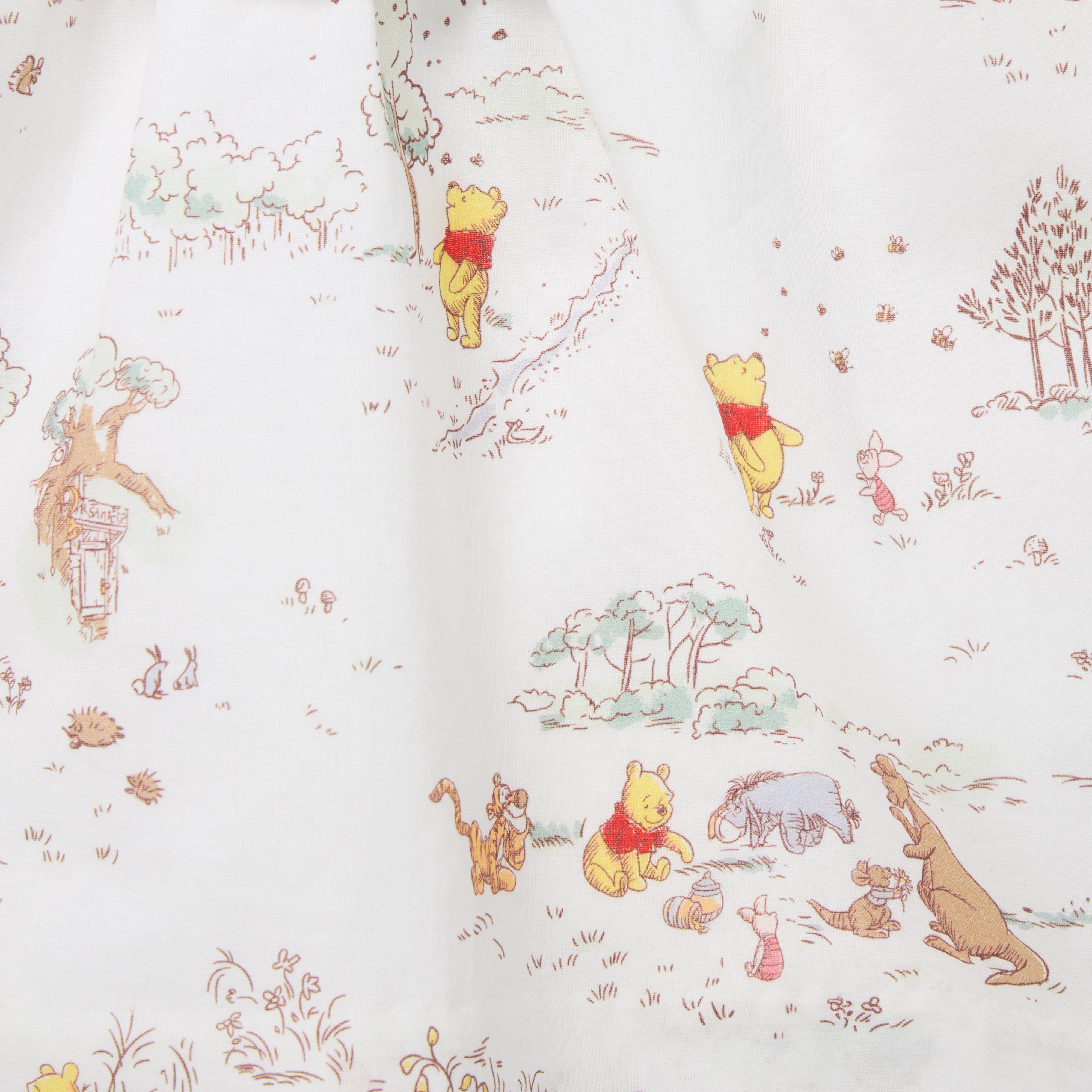 Disney Winnie The Pooh Toile Ruffle Matching Set image number 1