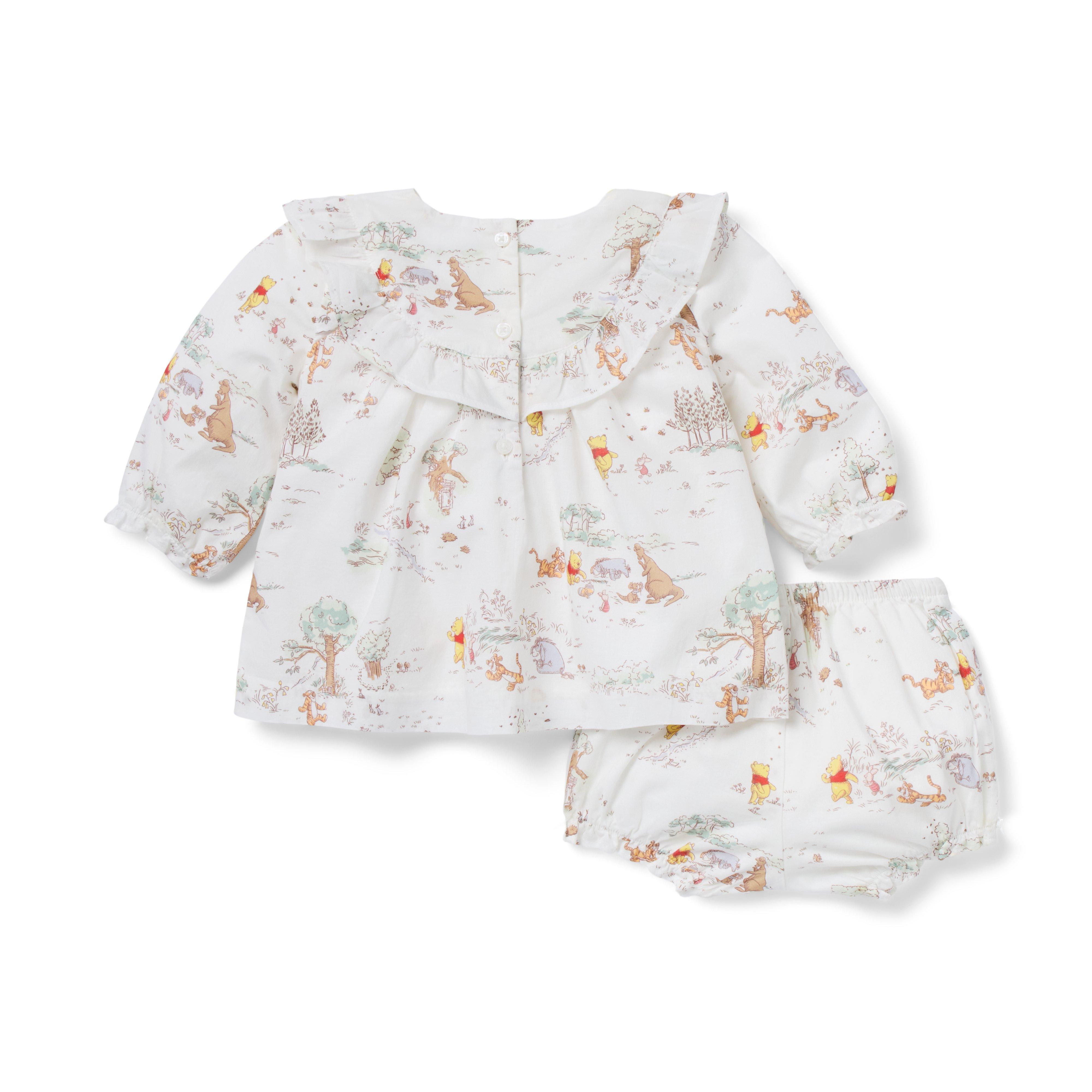 Disney Winnie The Pooh Toile Ruffle Matching Set image number 3