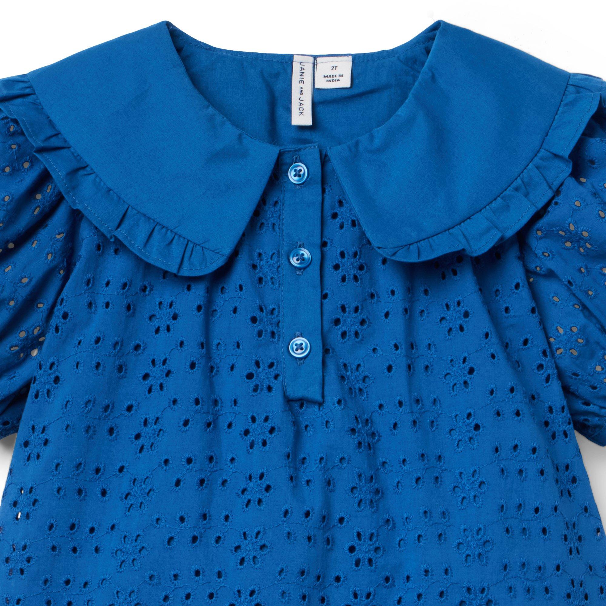 Eyelet Collared Dress image number 1