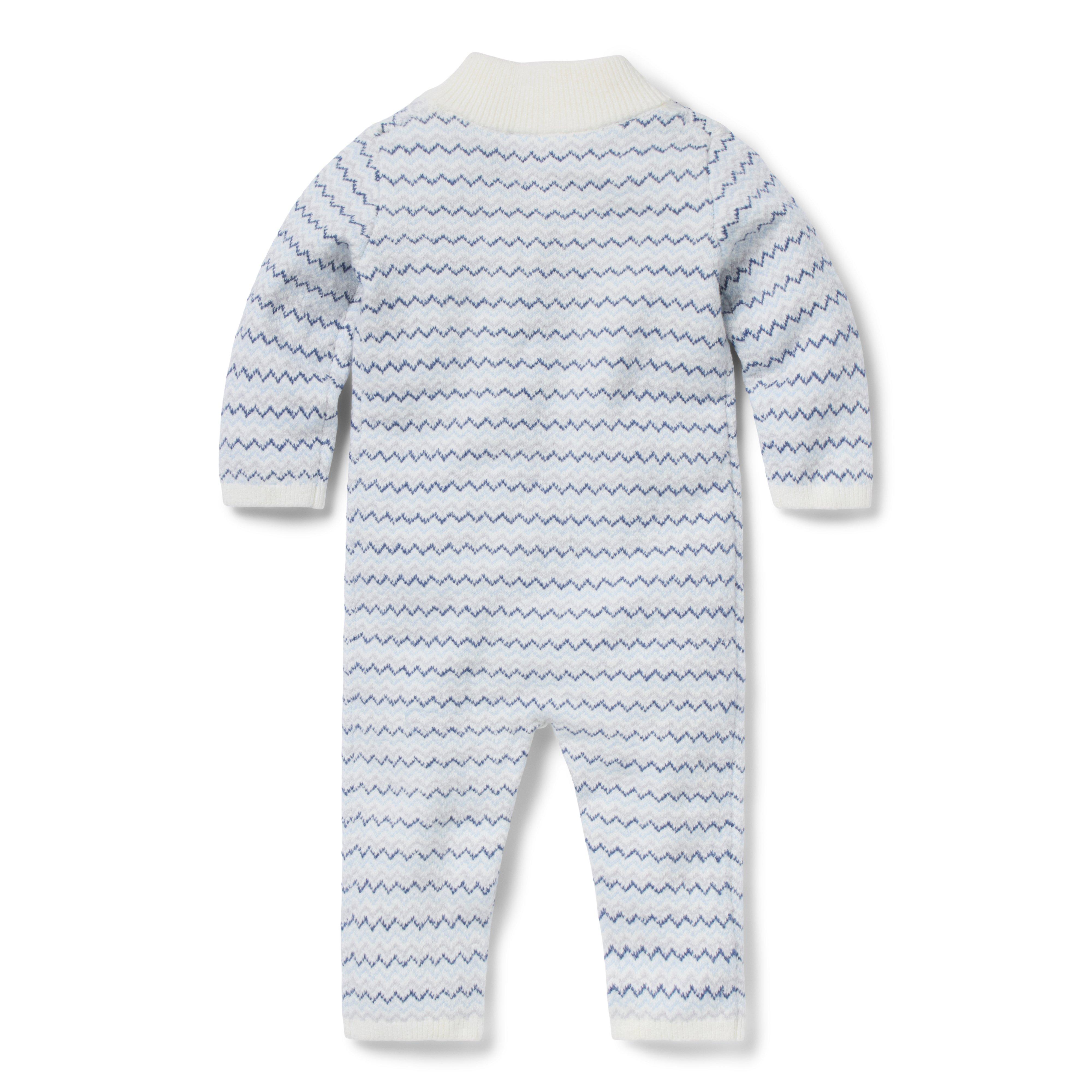 Baby Striped Knit One-Piece image number 2