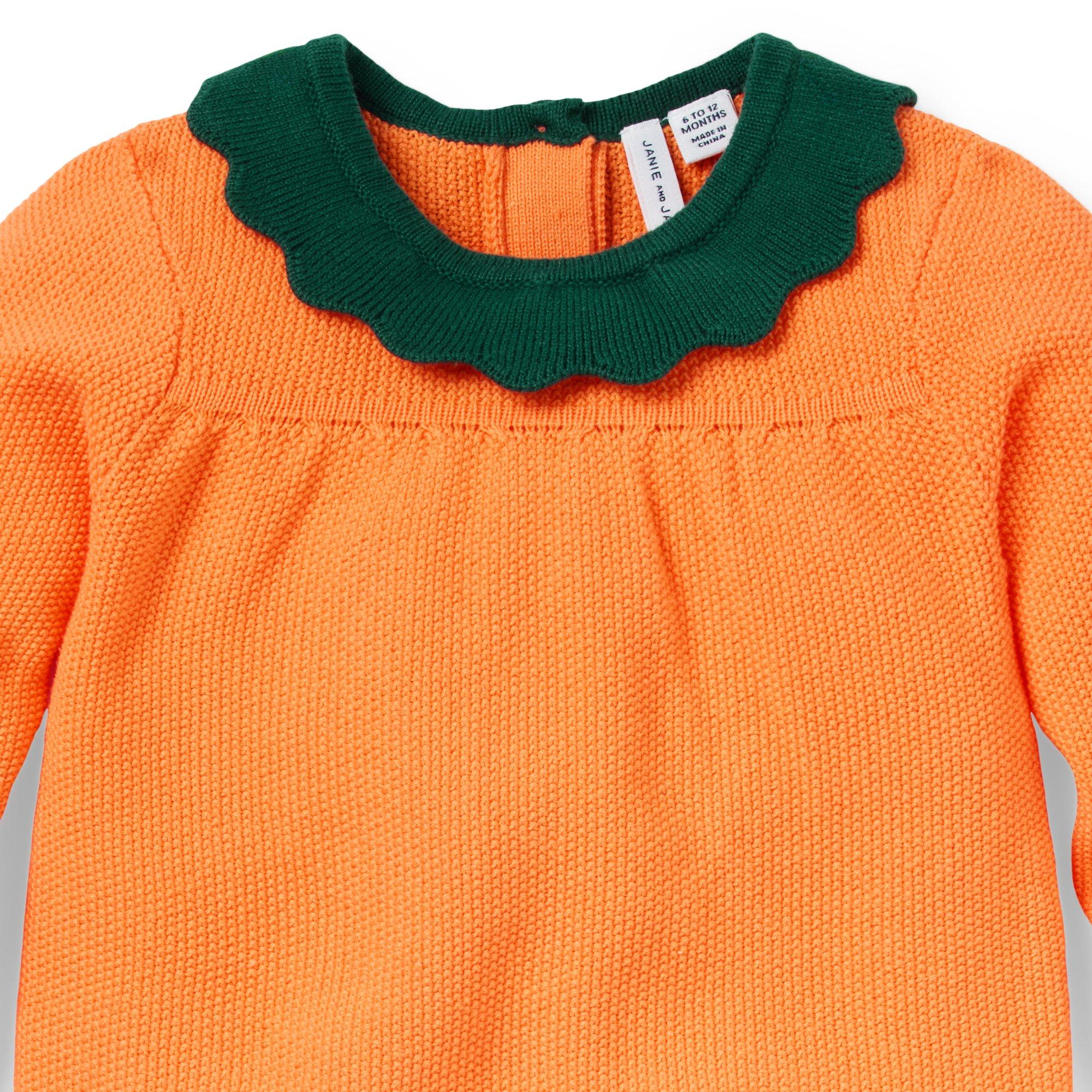 Baby Pumpkin Romper image number 1