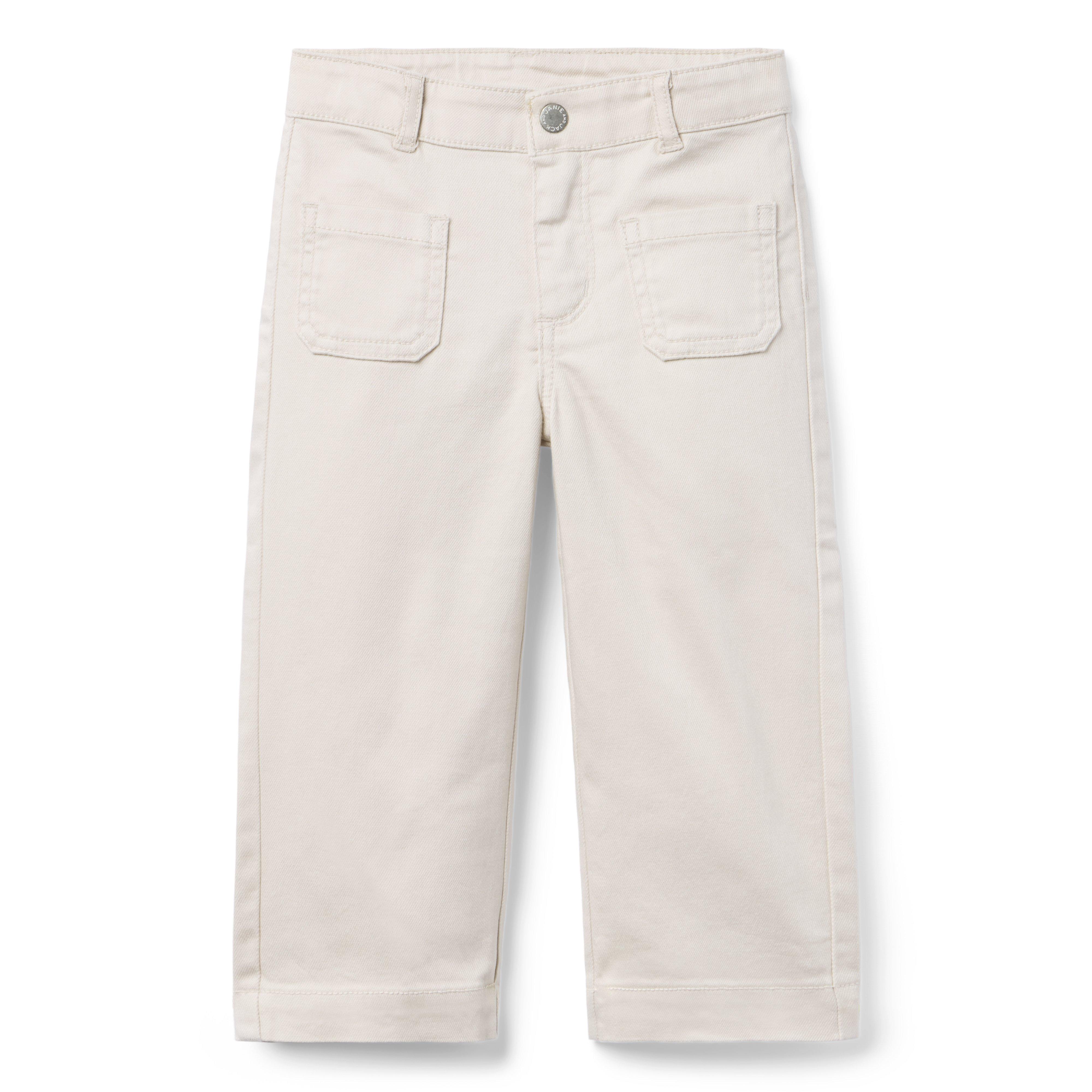 The Wide Leg Twill Pant