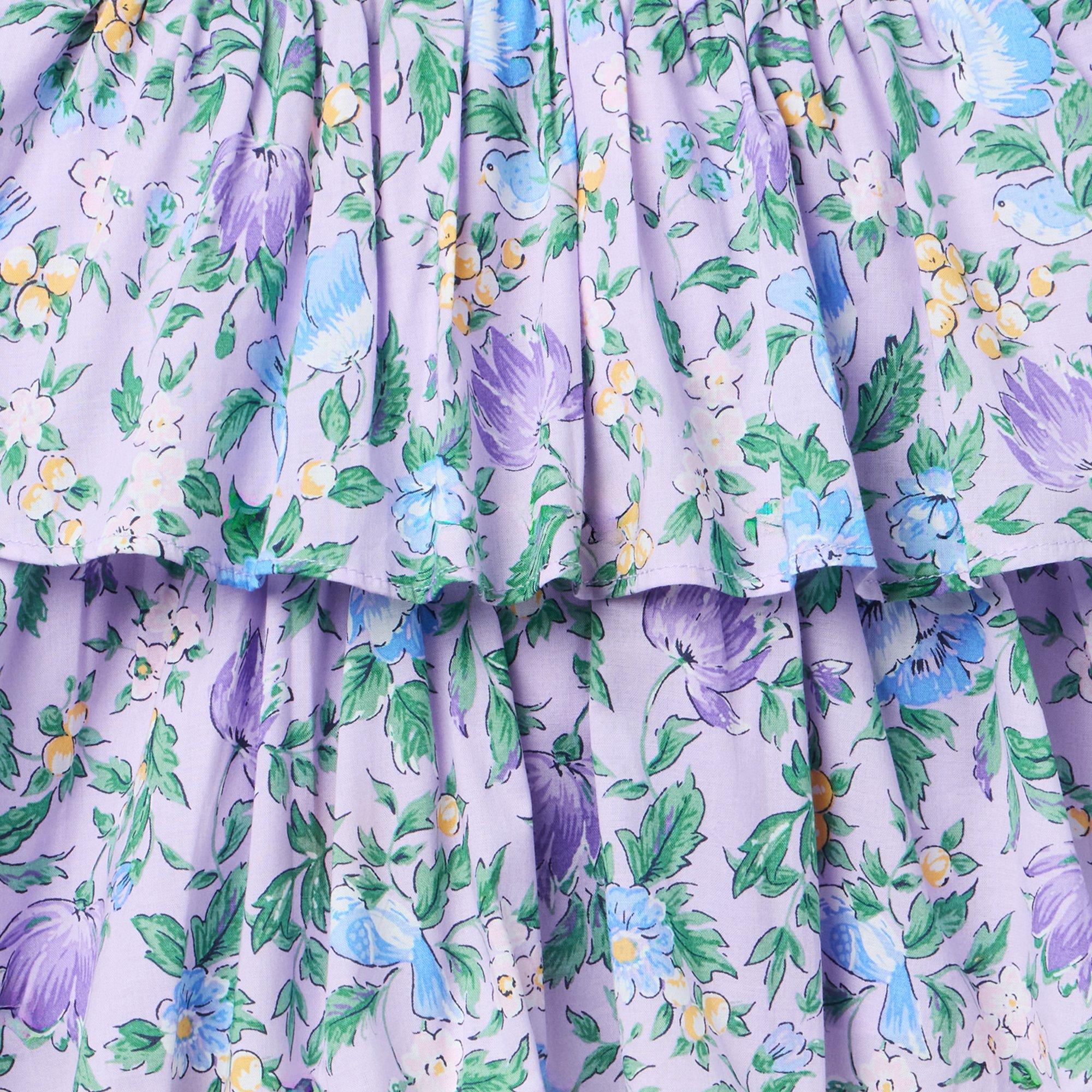 Floral Tiered Skirt image number 1