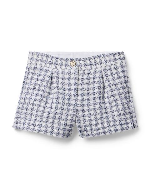 Houndstooth Tweed Short