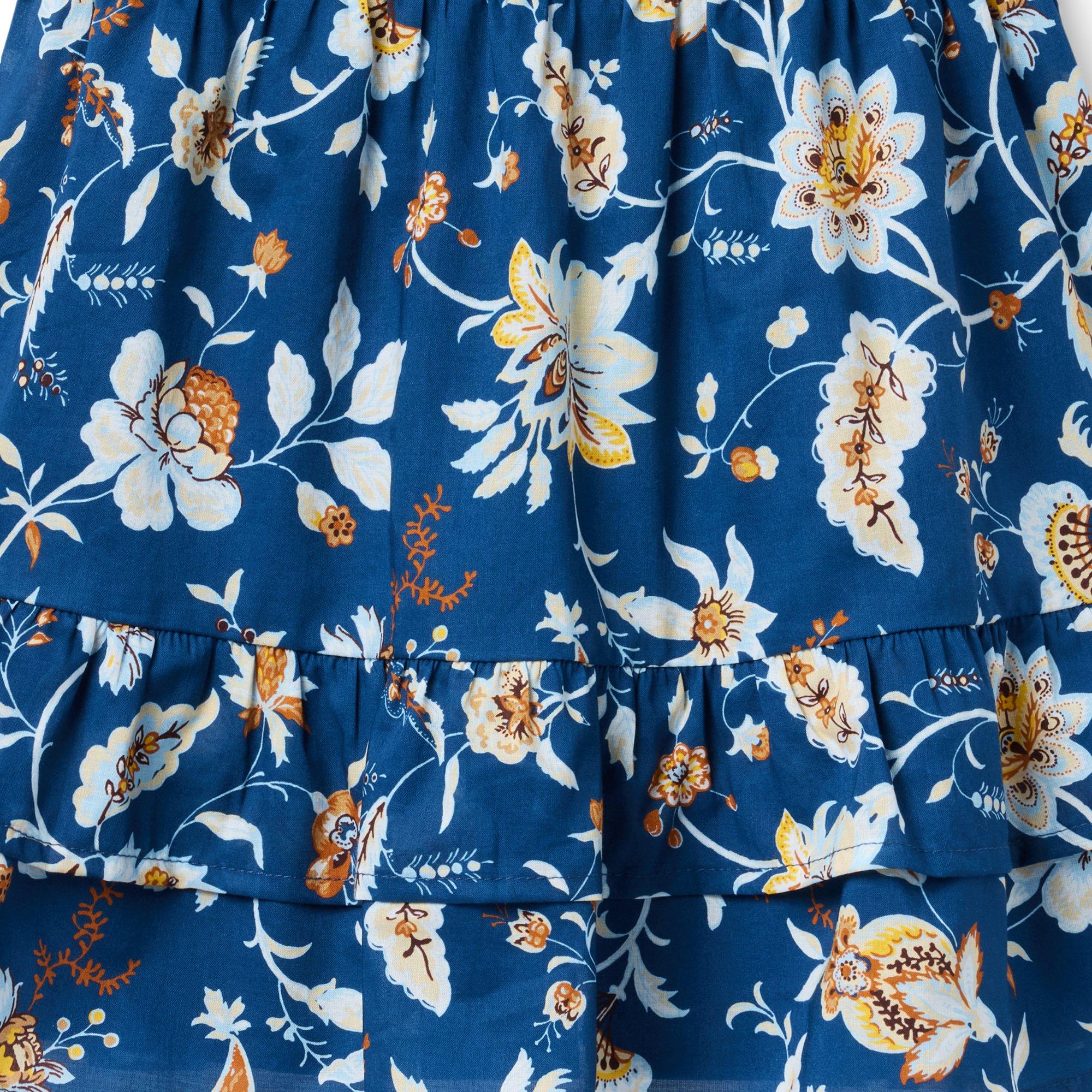 Paisley Floral Ruffle Dress image number 1