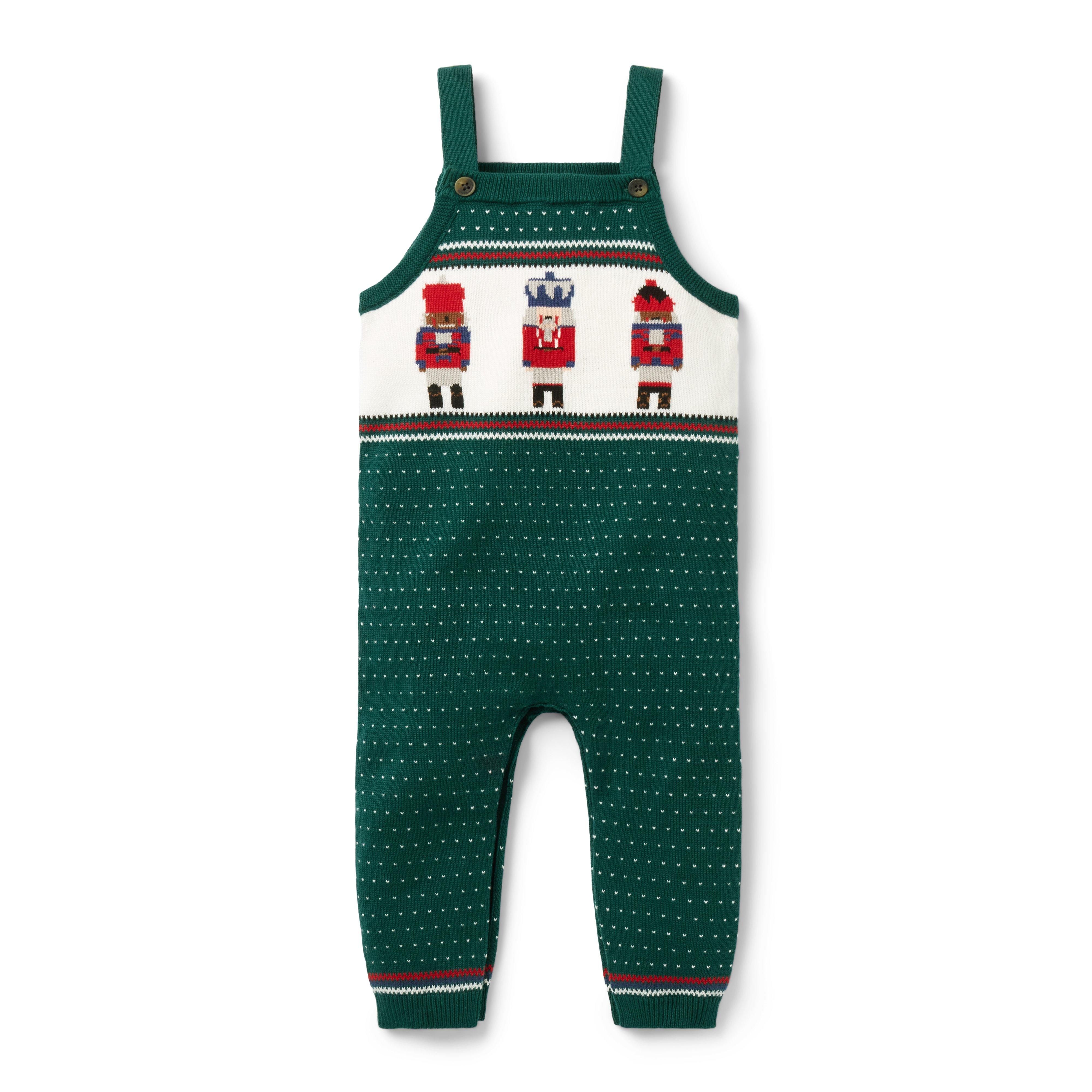 Baby Nutcracker Sweater Overall