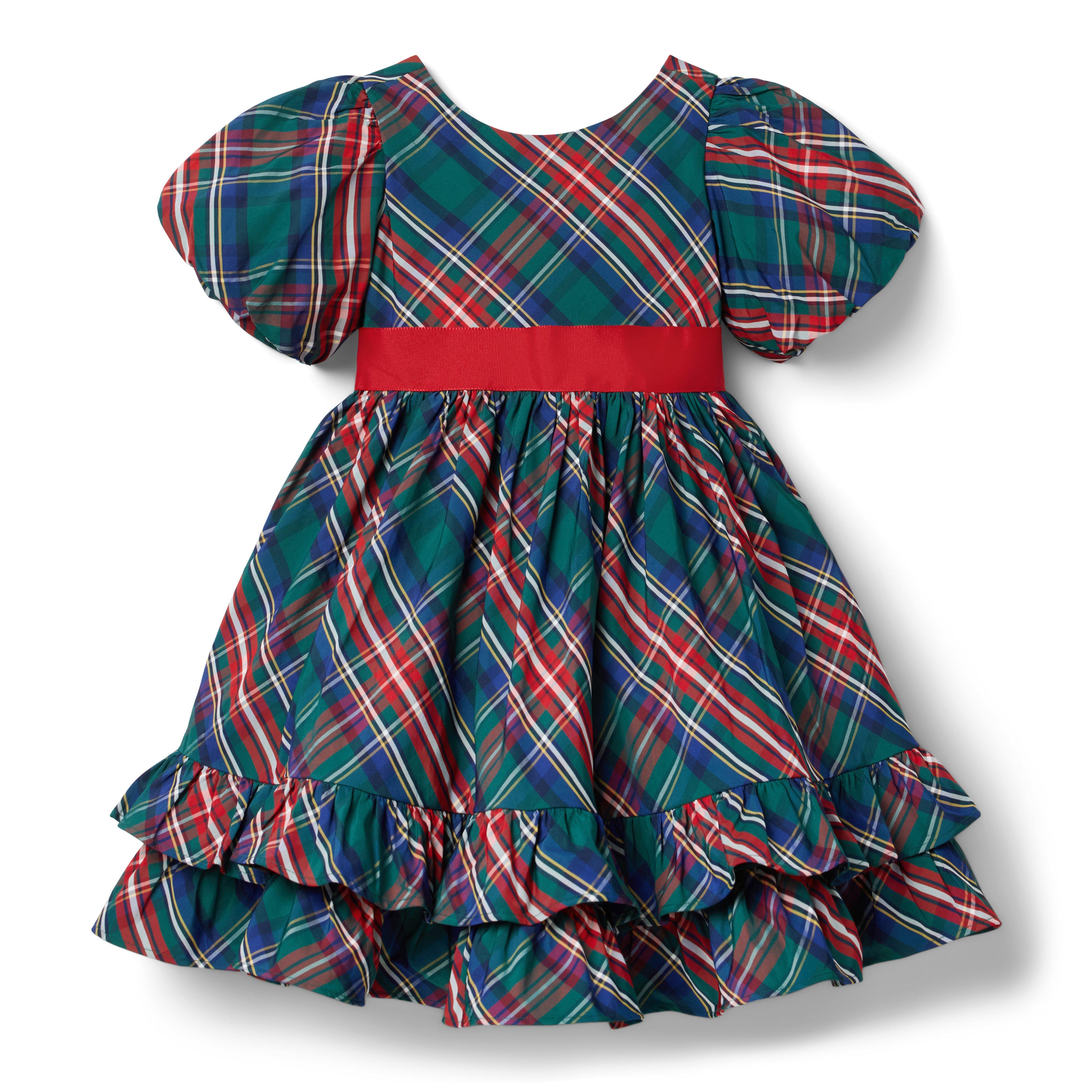 The Bow-Tied Tartan Dress