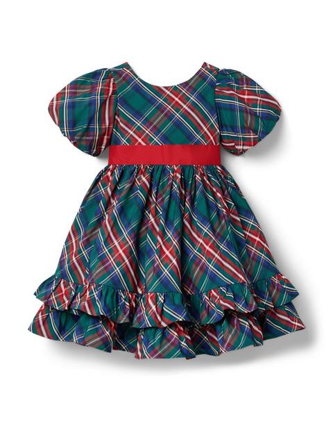The Bow-Tied Tartan Dress