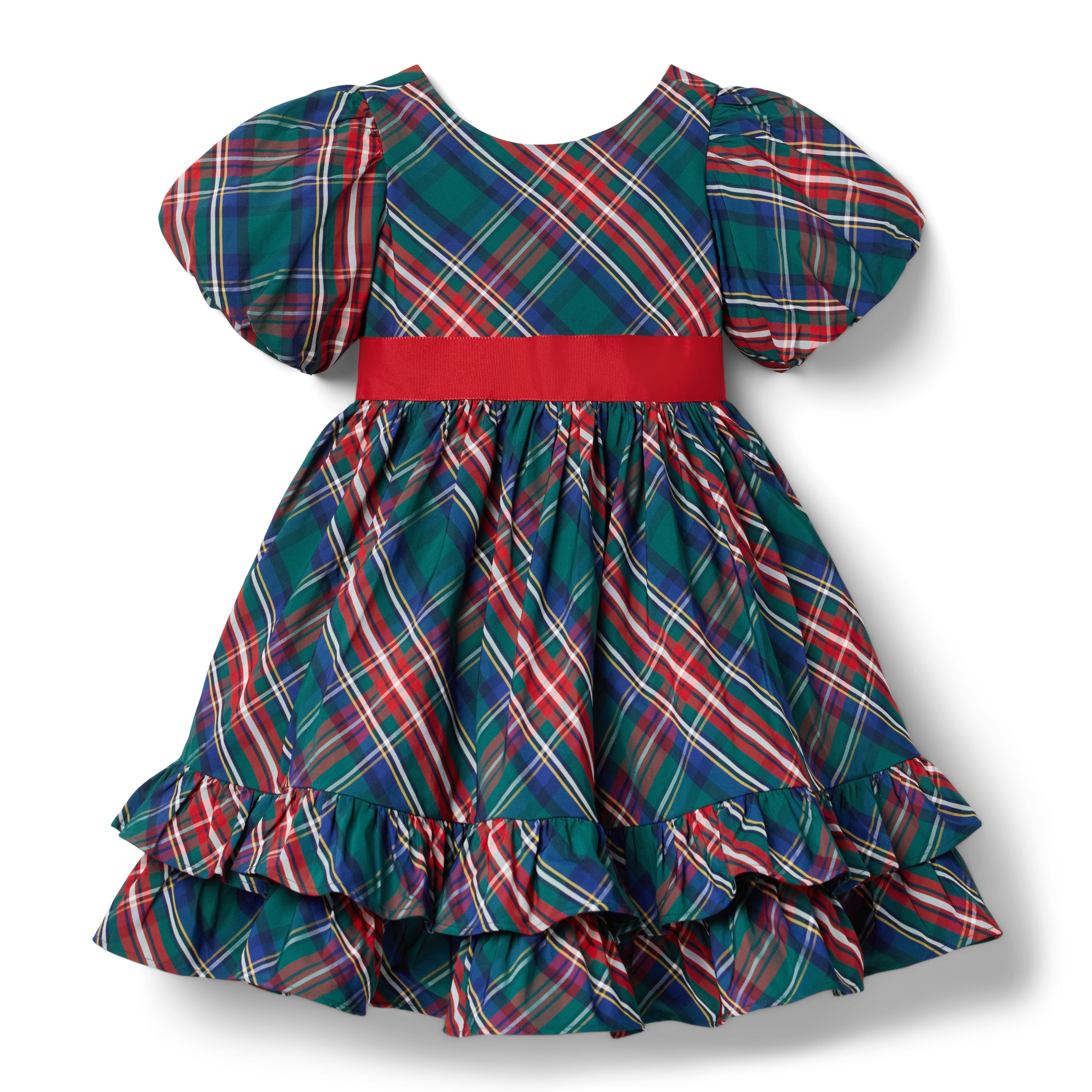 The Bow-Tied Tartan Dress
