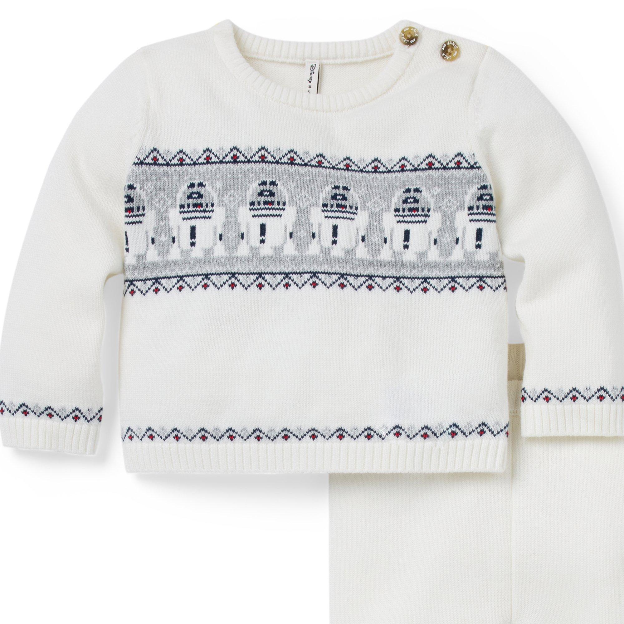STAR WARS Baby R2-D2 Fair Isle Matching Sweater Set image number 1