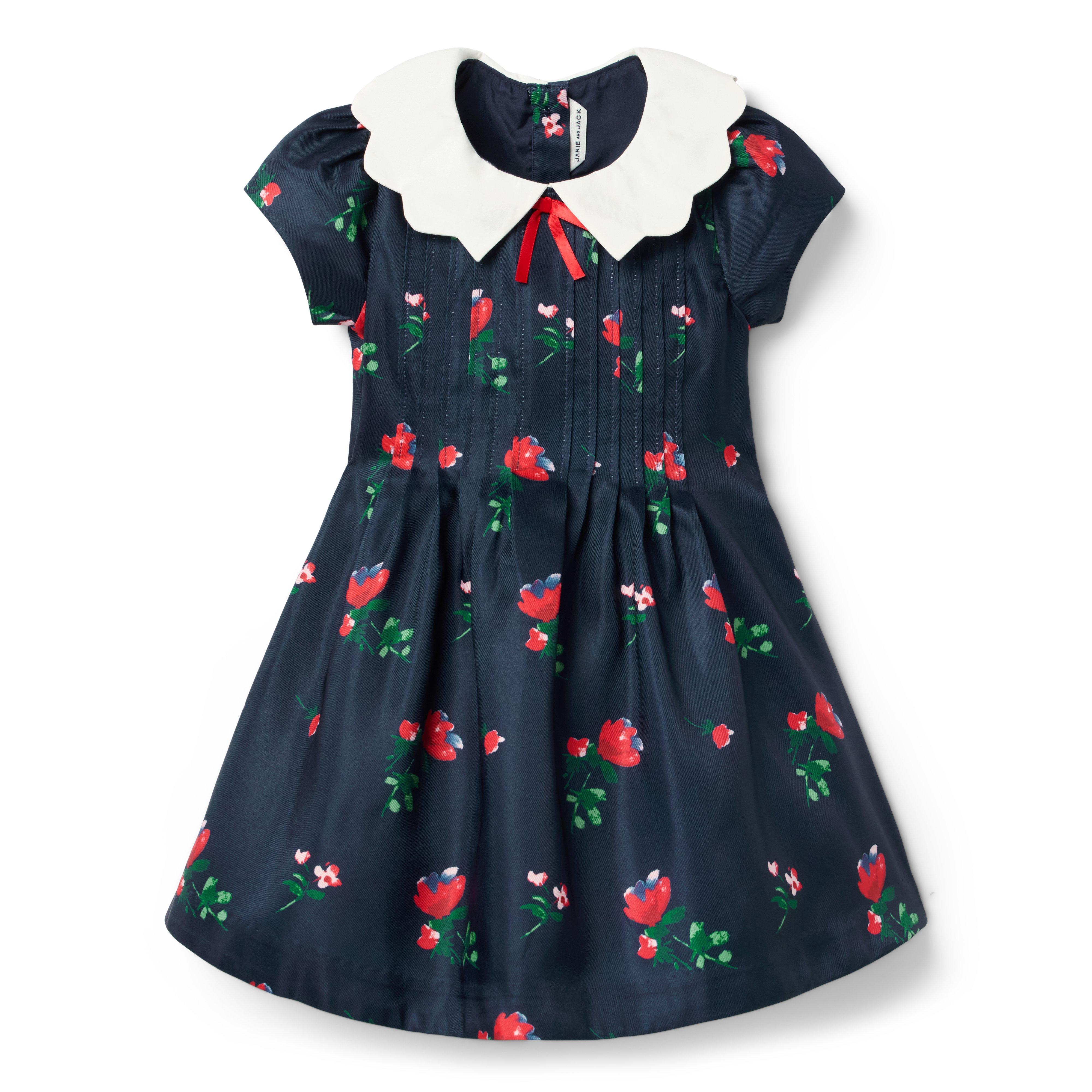 The Pintuck Floral Dress