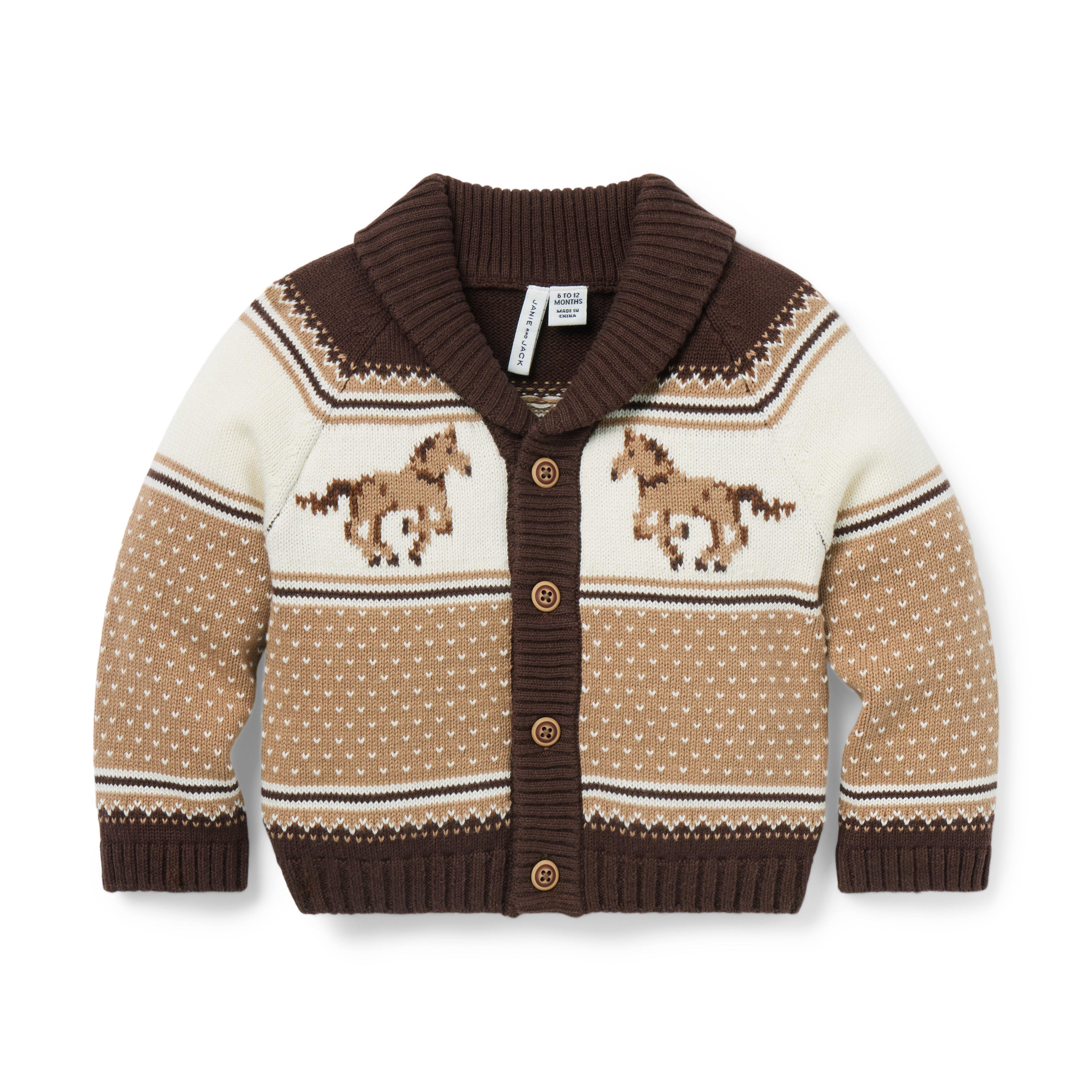 The Little Equestrian Baby Cardigan