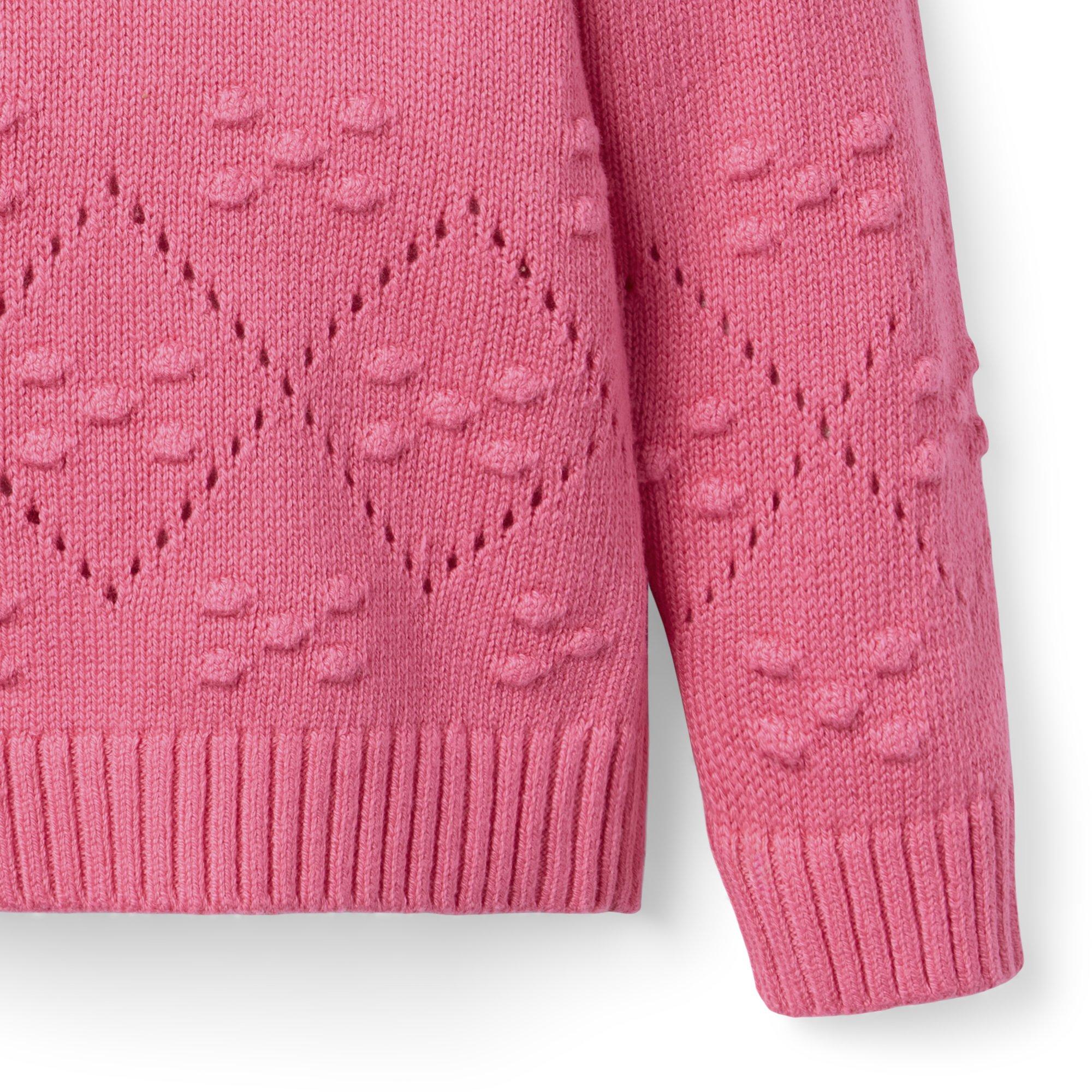 Pointelle Textured Sweater image number 1