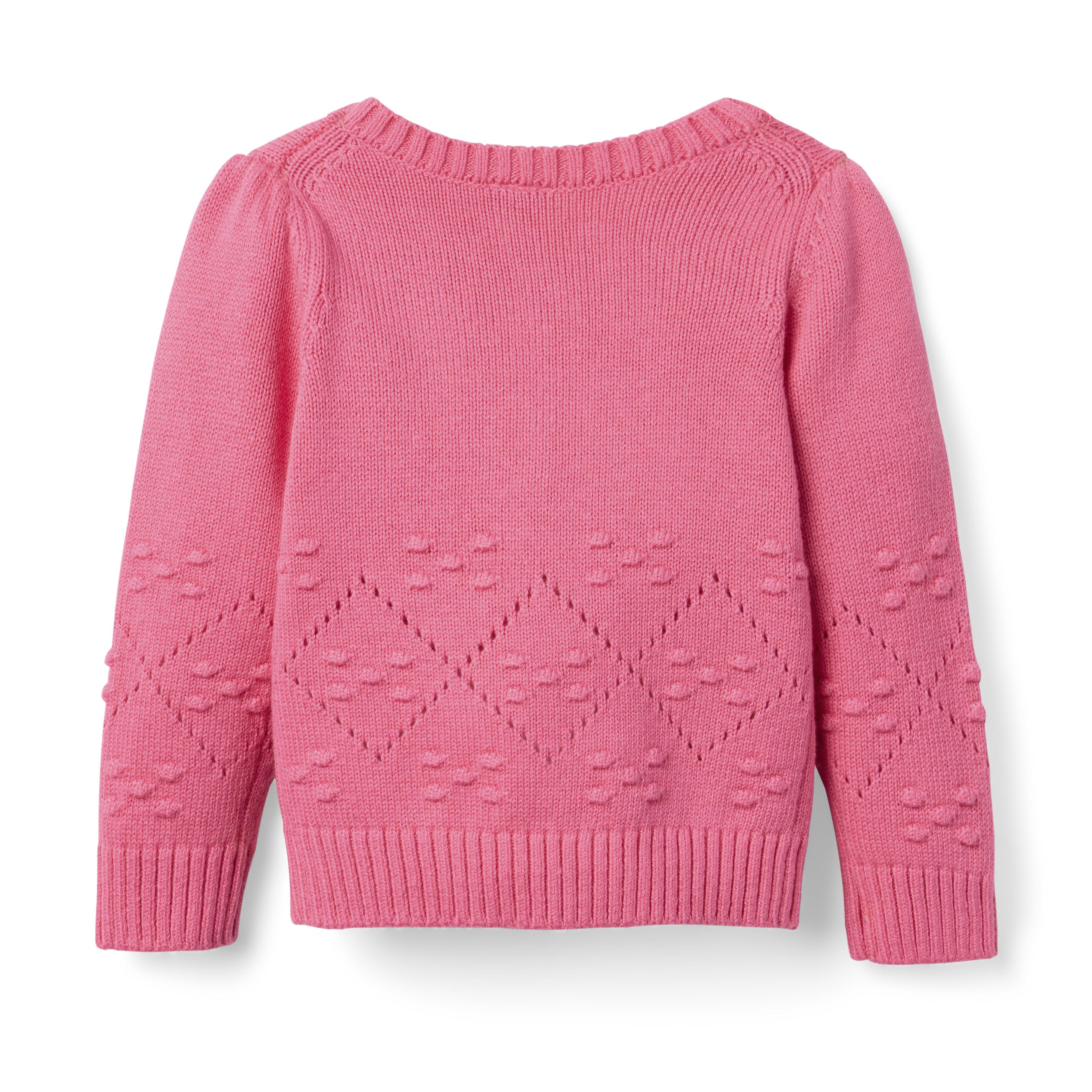 Pointelle Textured Sweater image number 2