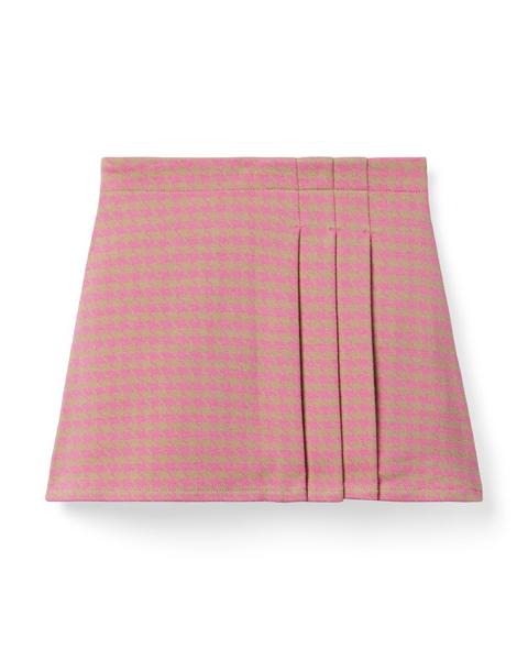 The Houndstooth Pleated Skirt