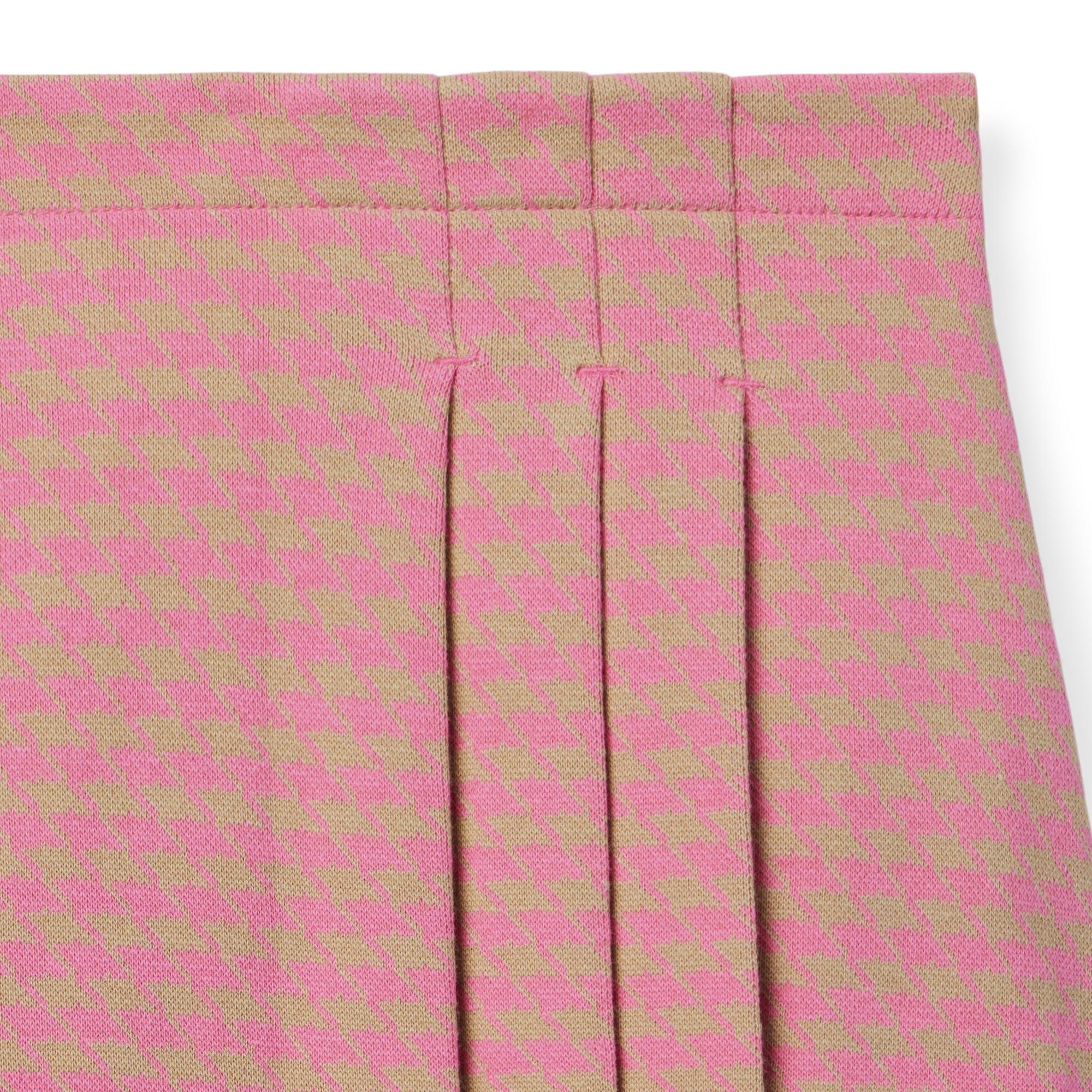The Houndstooth Pleated Skirt image number 1
