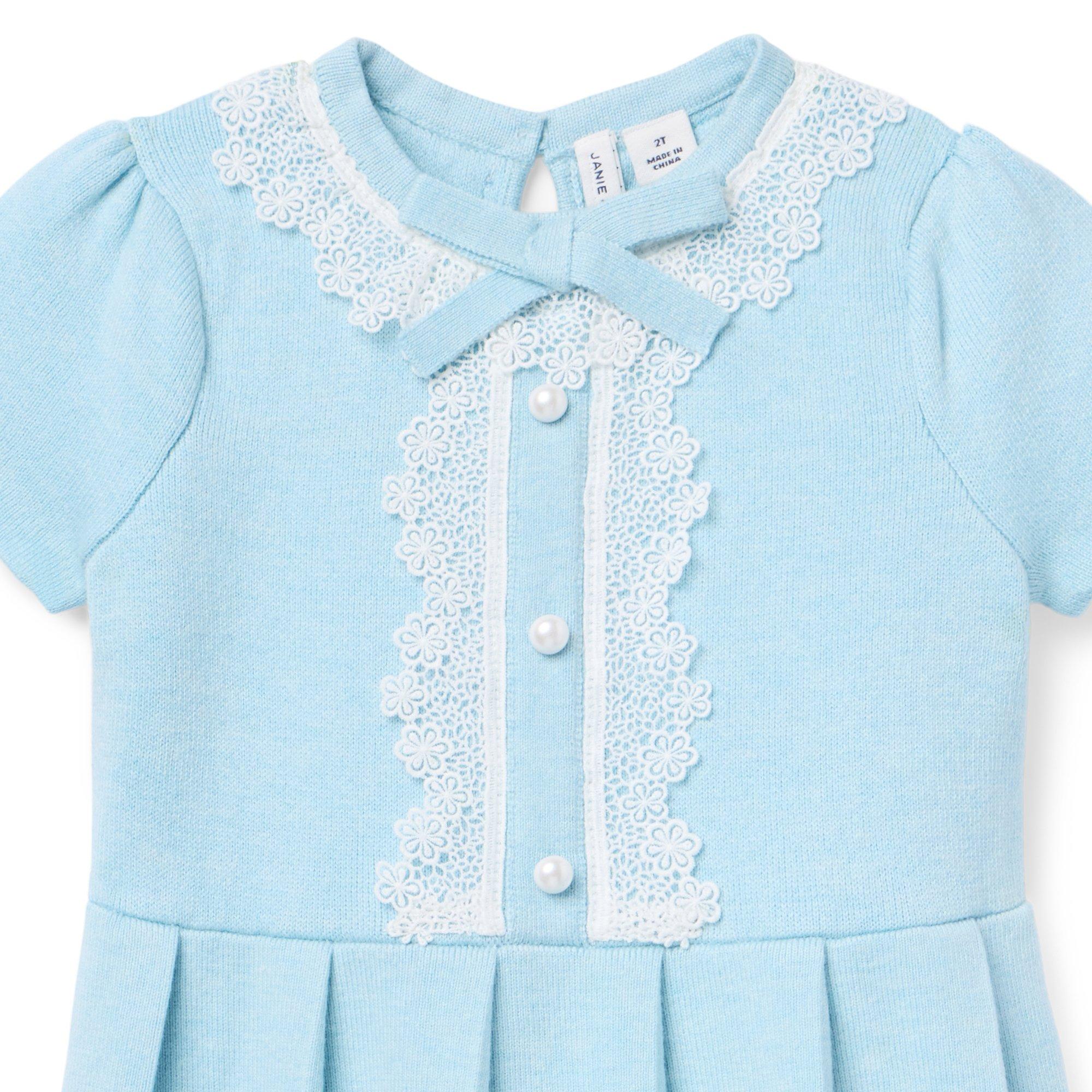 Lace Trim Sweater Dress image number 1