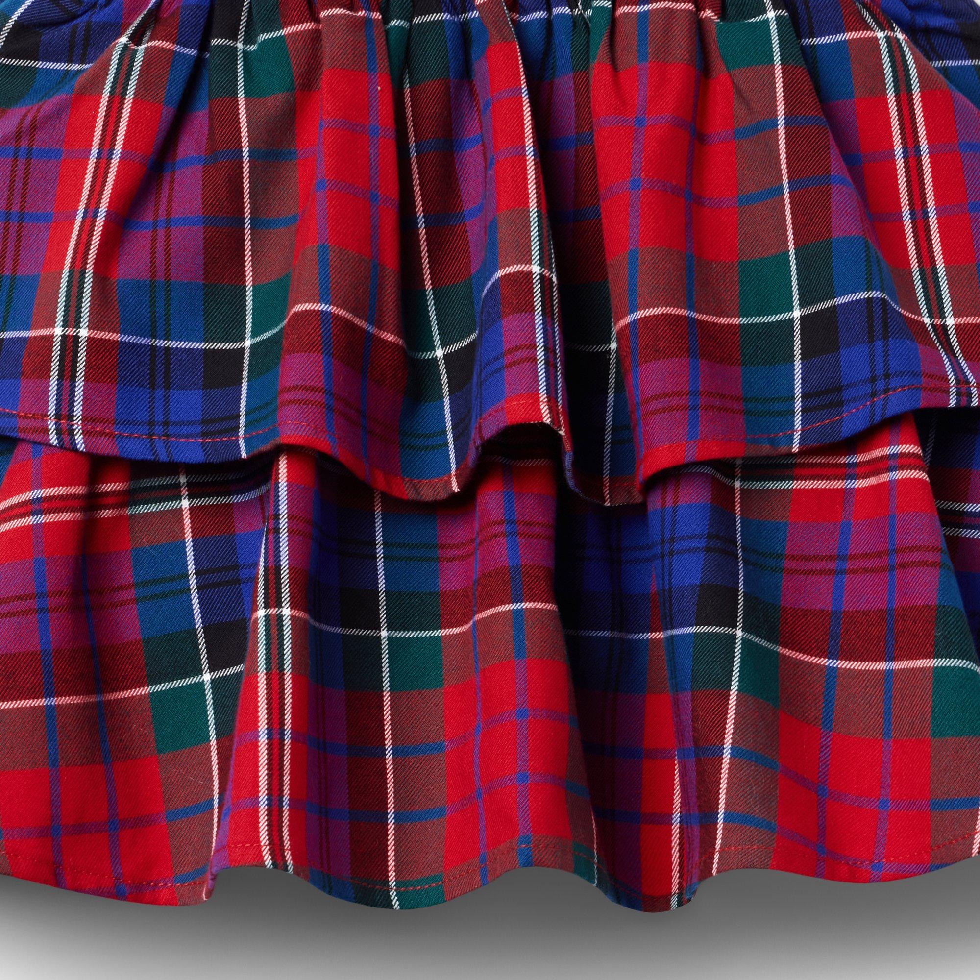 Tartan Tiered Skirt image number 1