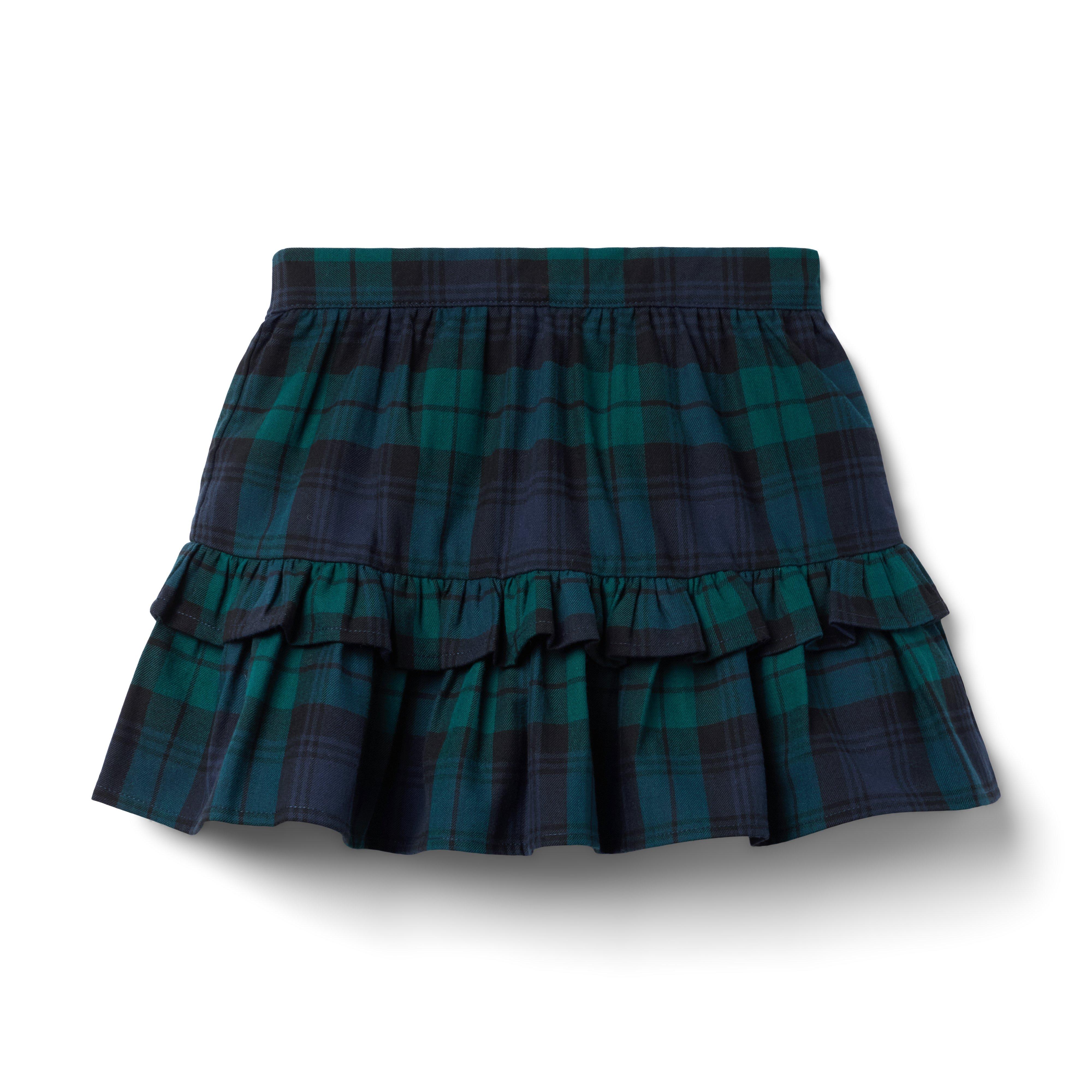 Tartan Ruffle Skirt