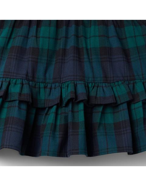 Tartan Ruffle Skirt