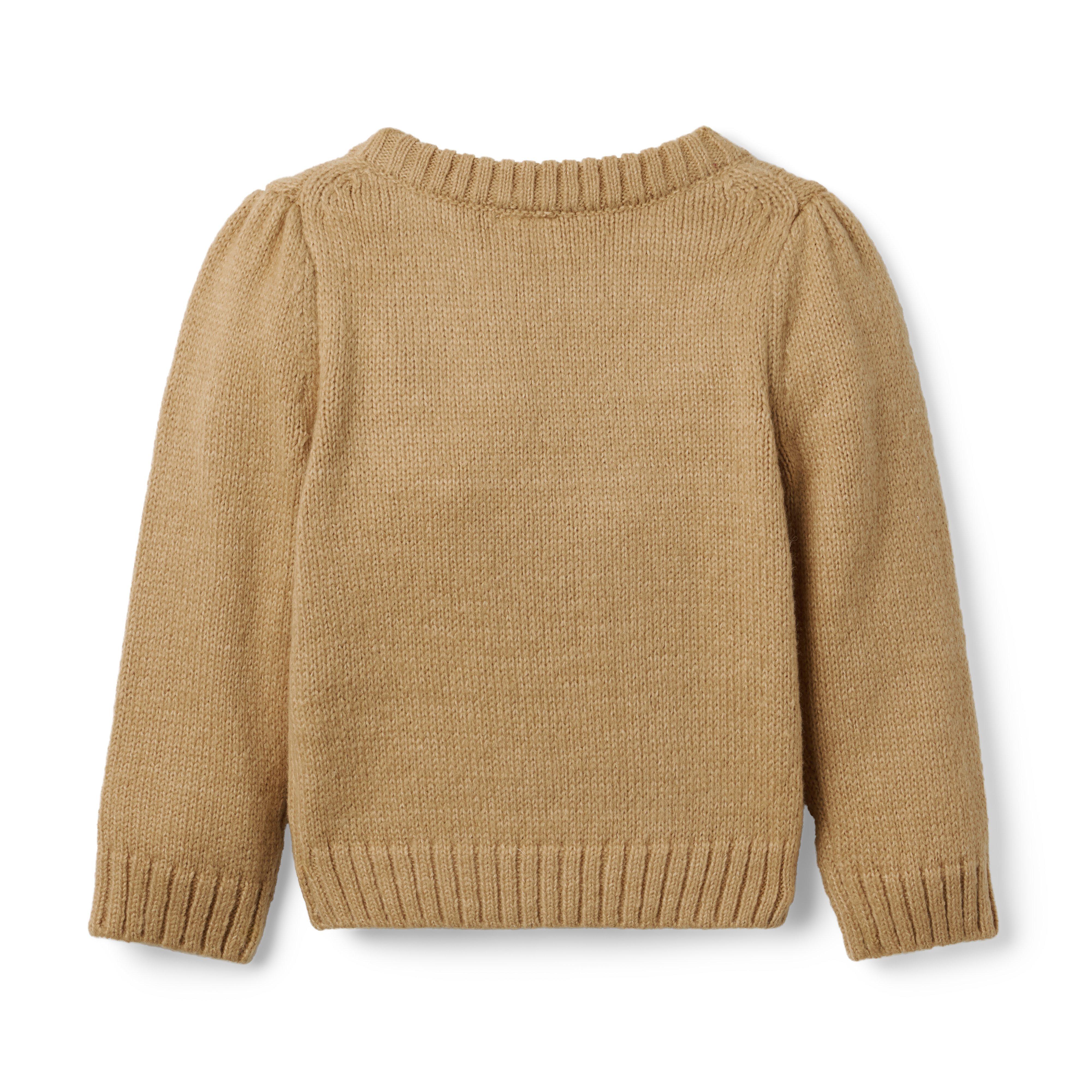 Floral Applique Sweater image number 2