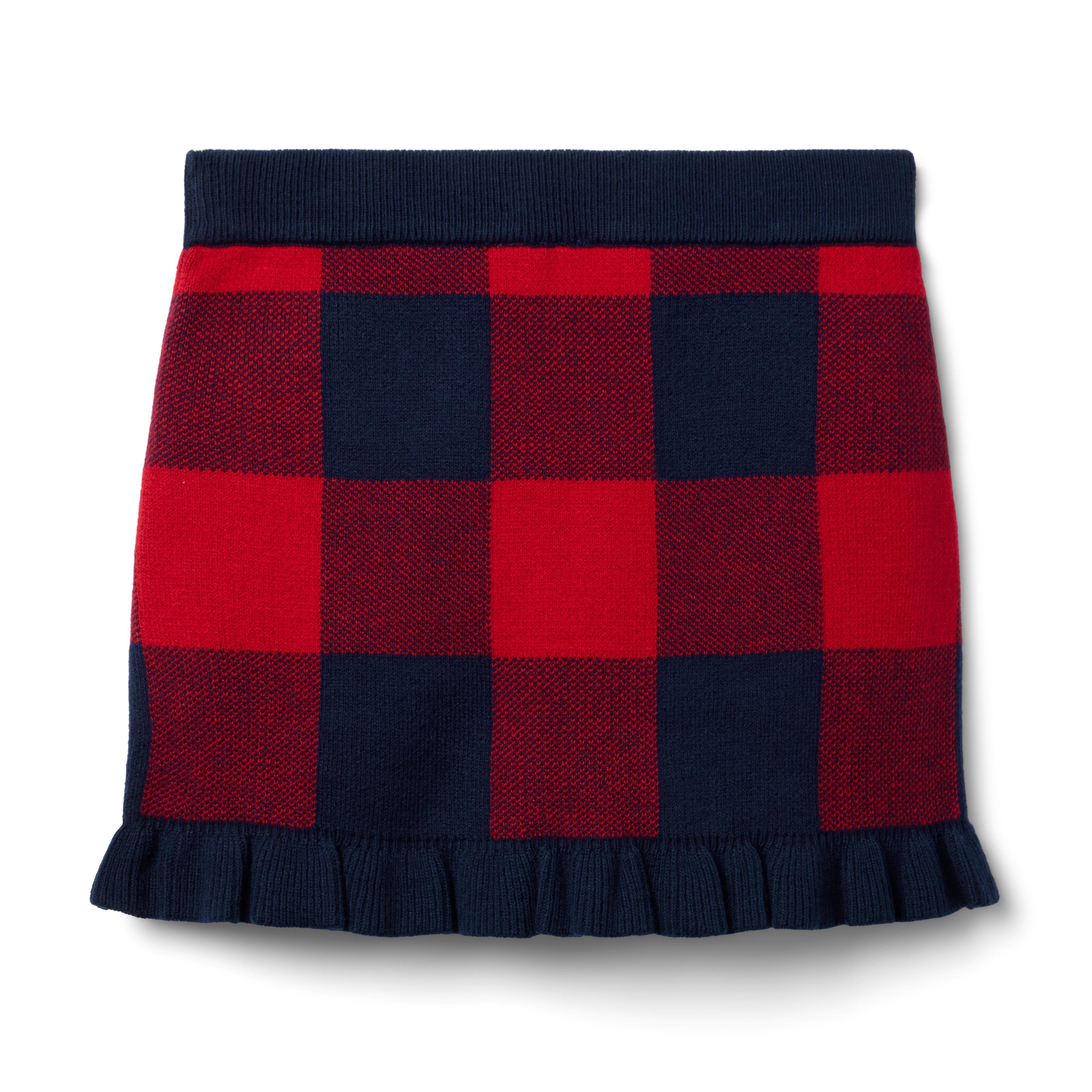 Plaid Sweater Skirt image number 2