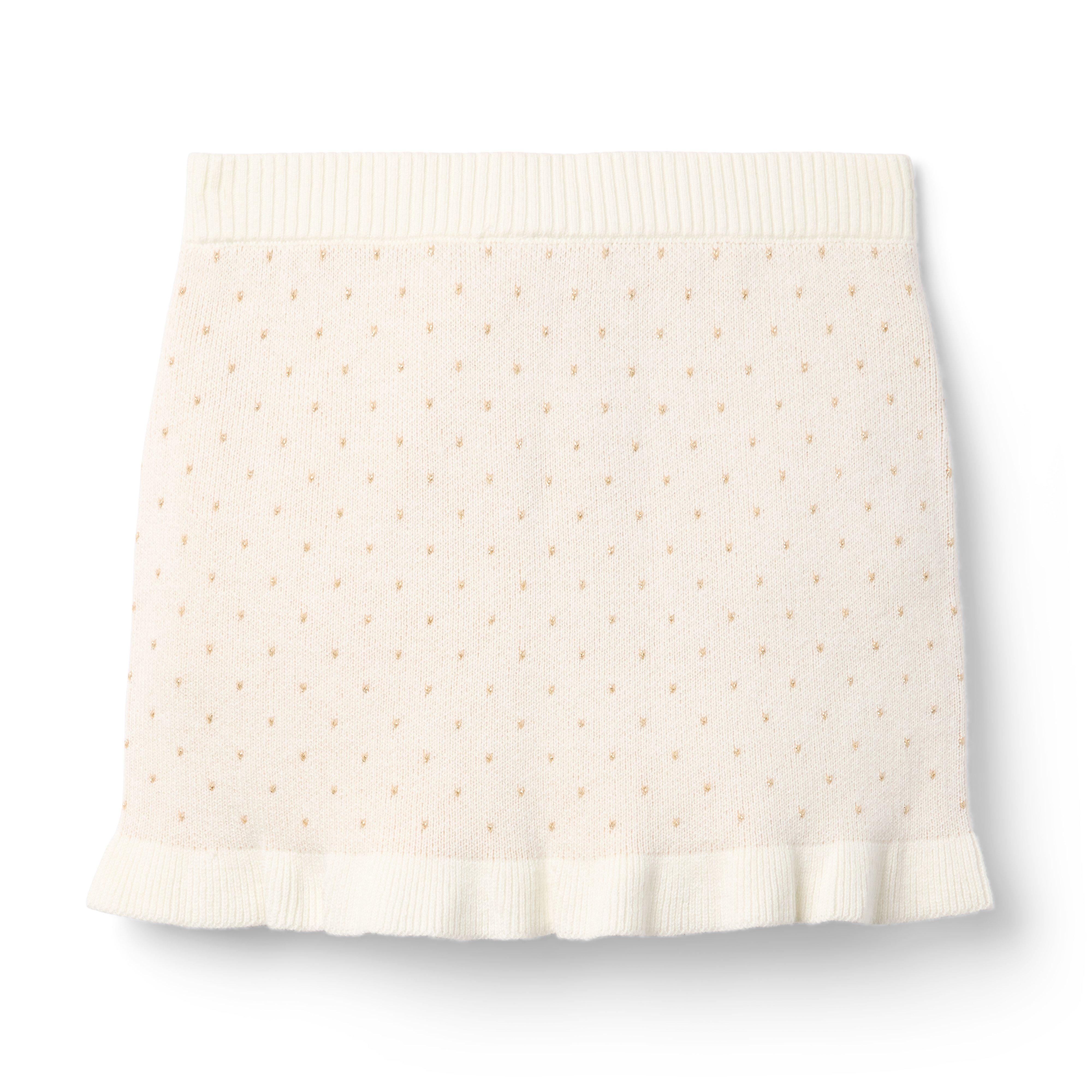 Sparkle Dot Sweater Skirt