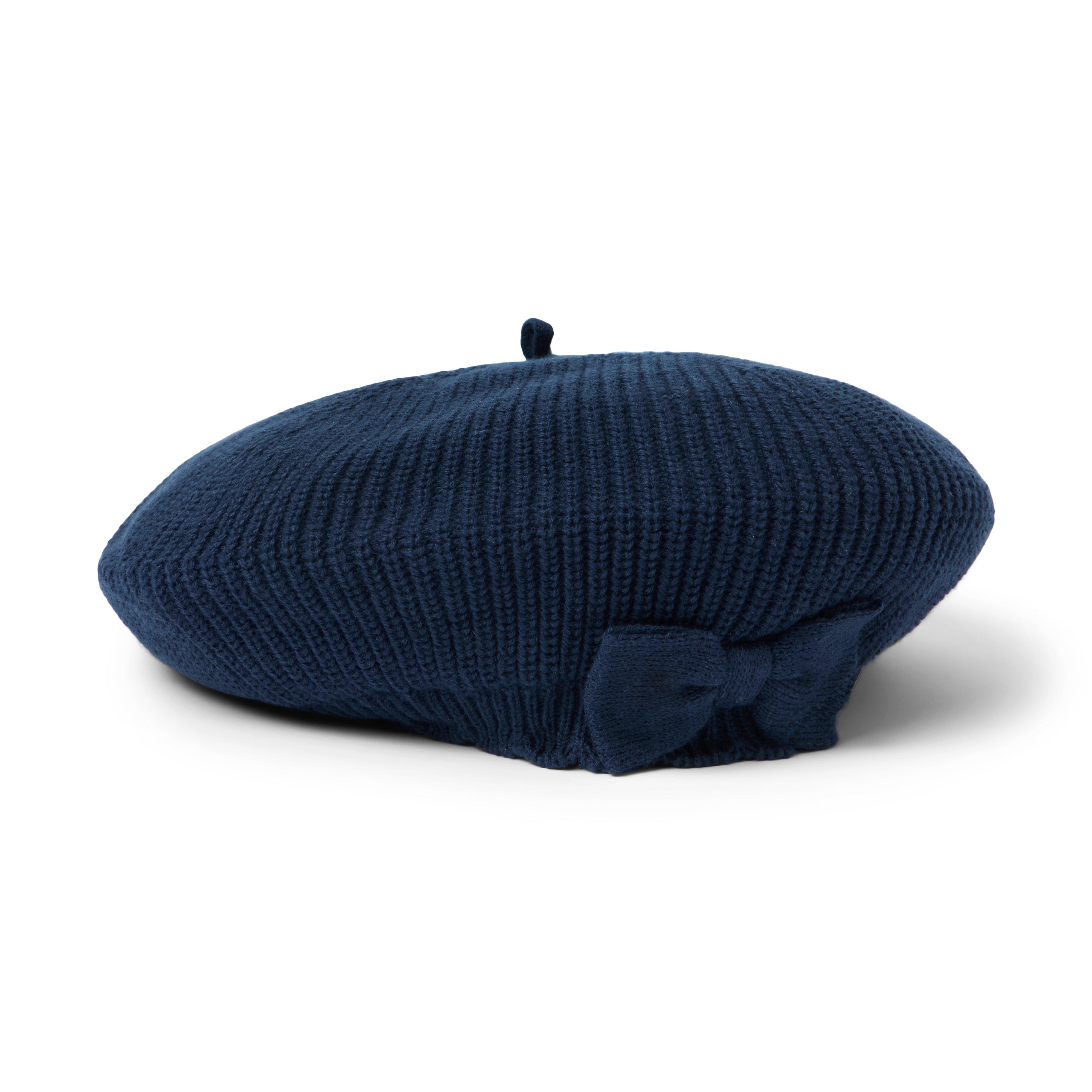 Sweater Bow Beret