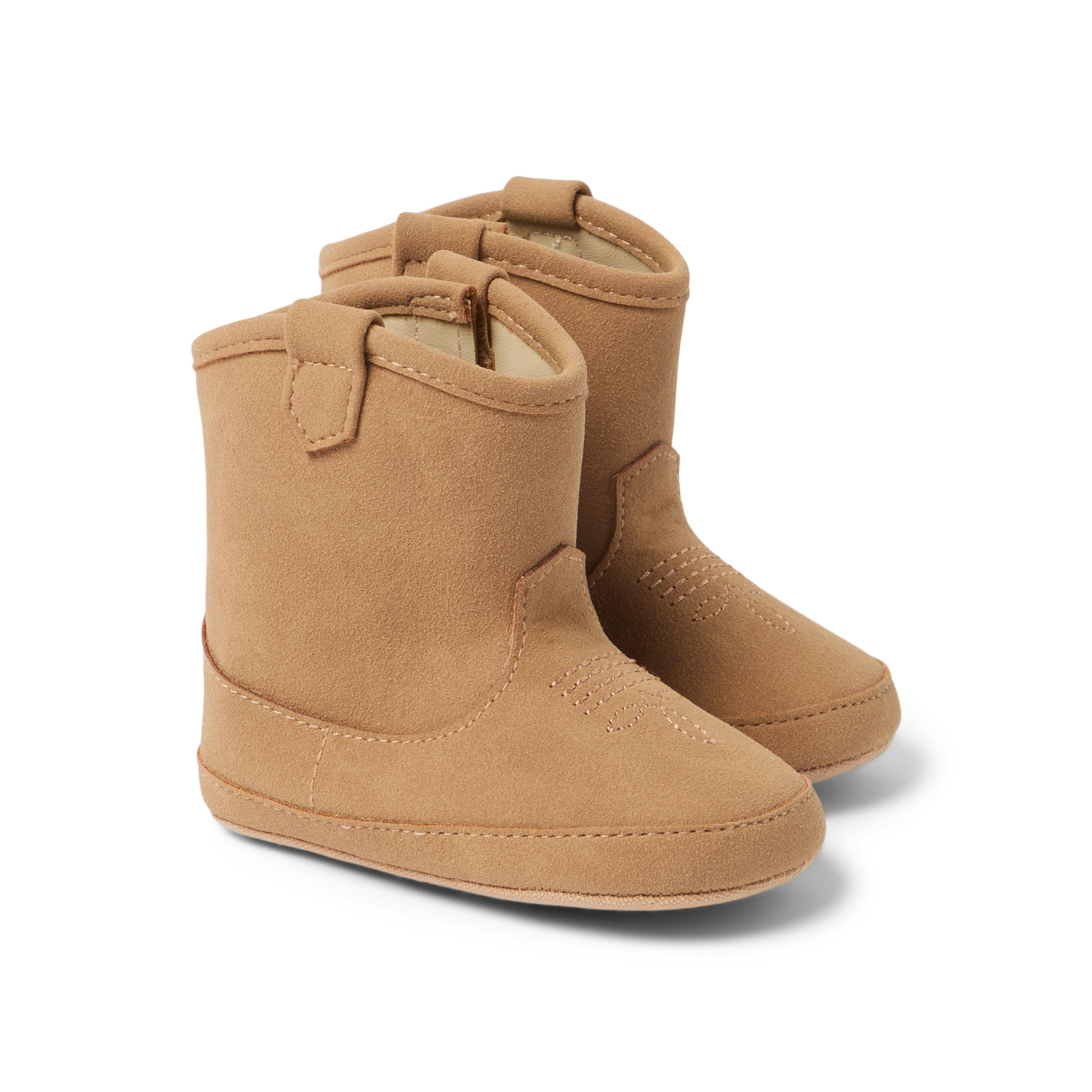 Baby Suede Cowboy Boot