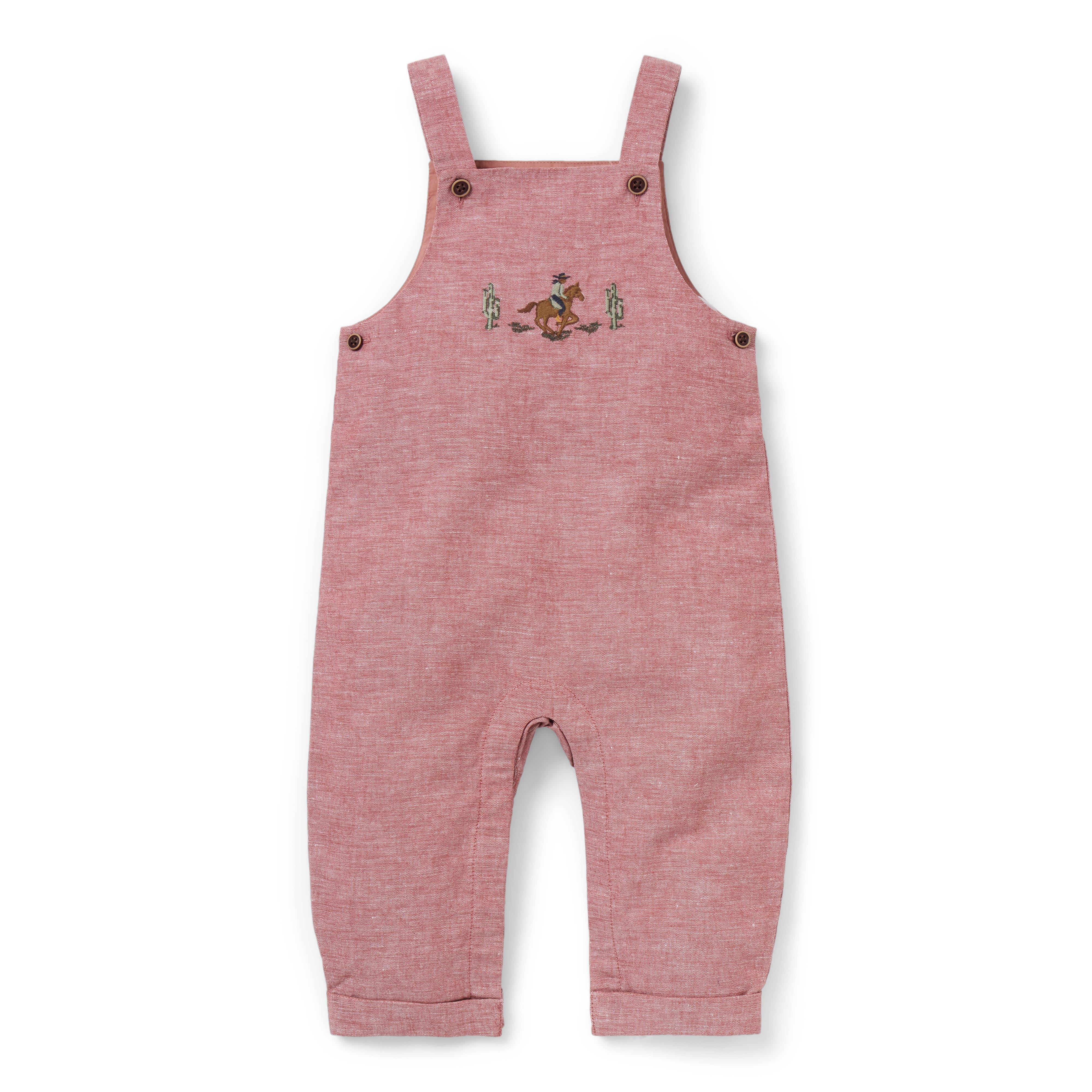 Baby Cowboy Linen-Cotton Overall
