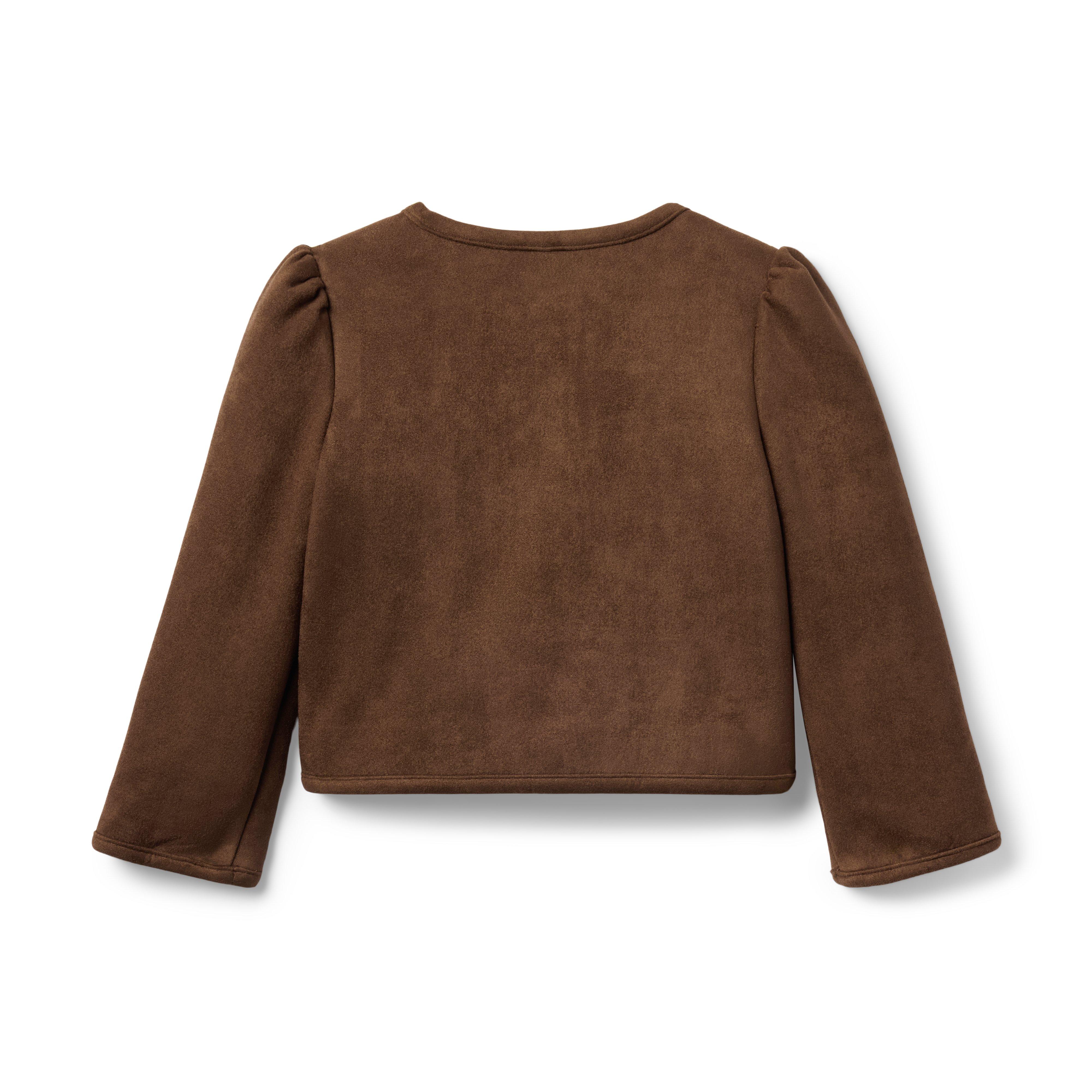 The Sueded Puff Sleeve Jacket image number 1