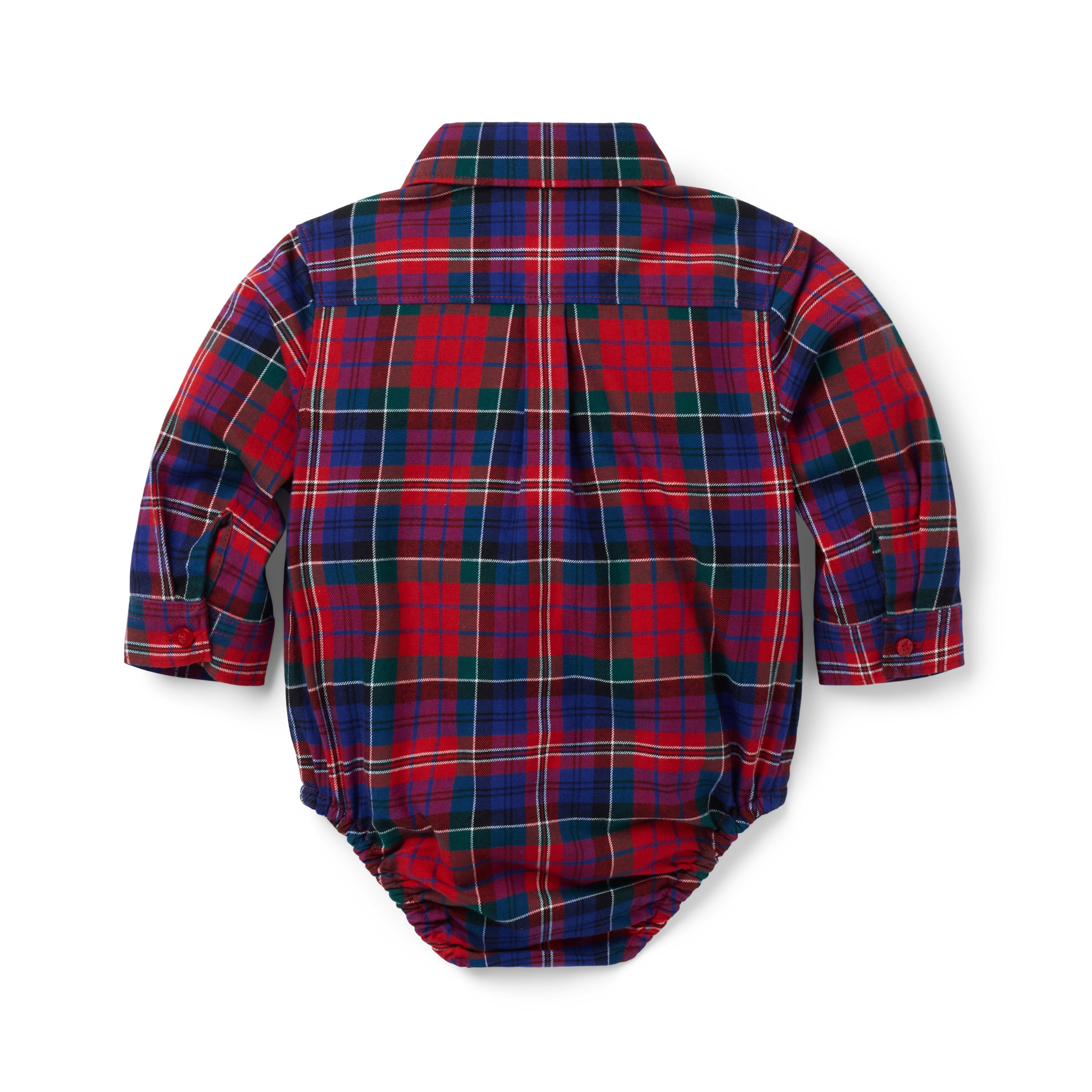 Baby Tartan Flannel Bodysuit image number 2