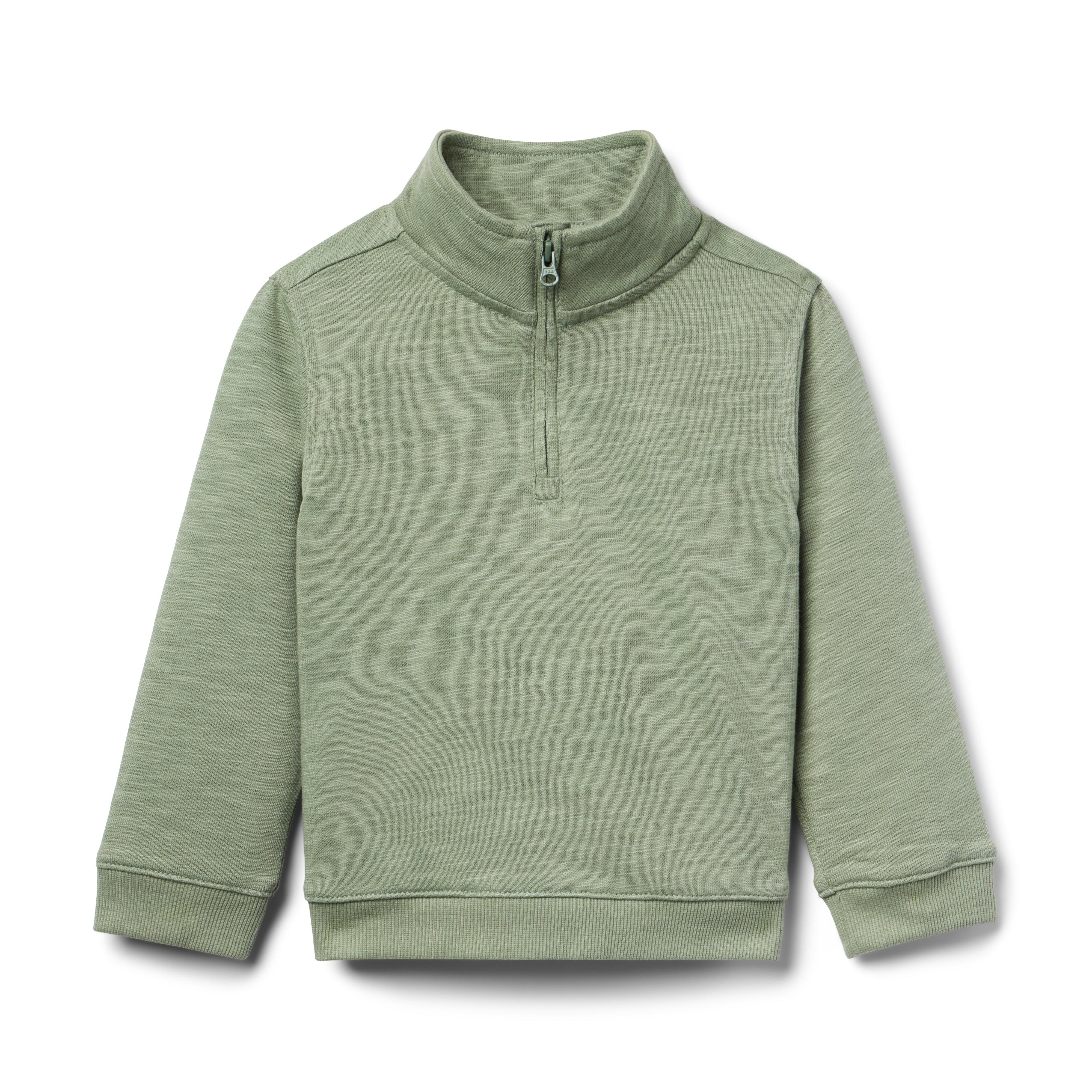 The Slub Half Zip Sweatshirt