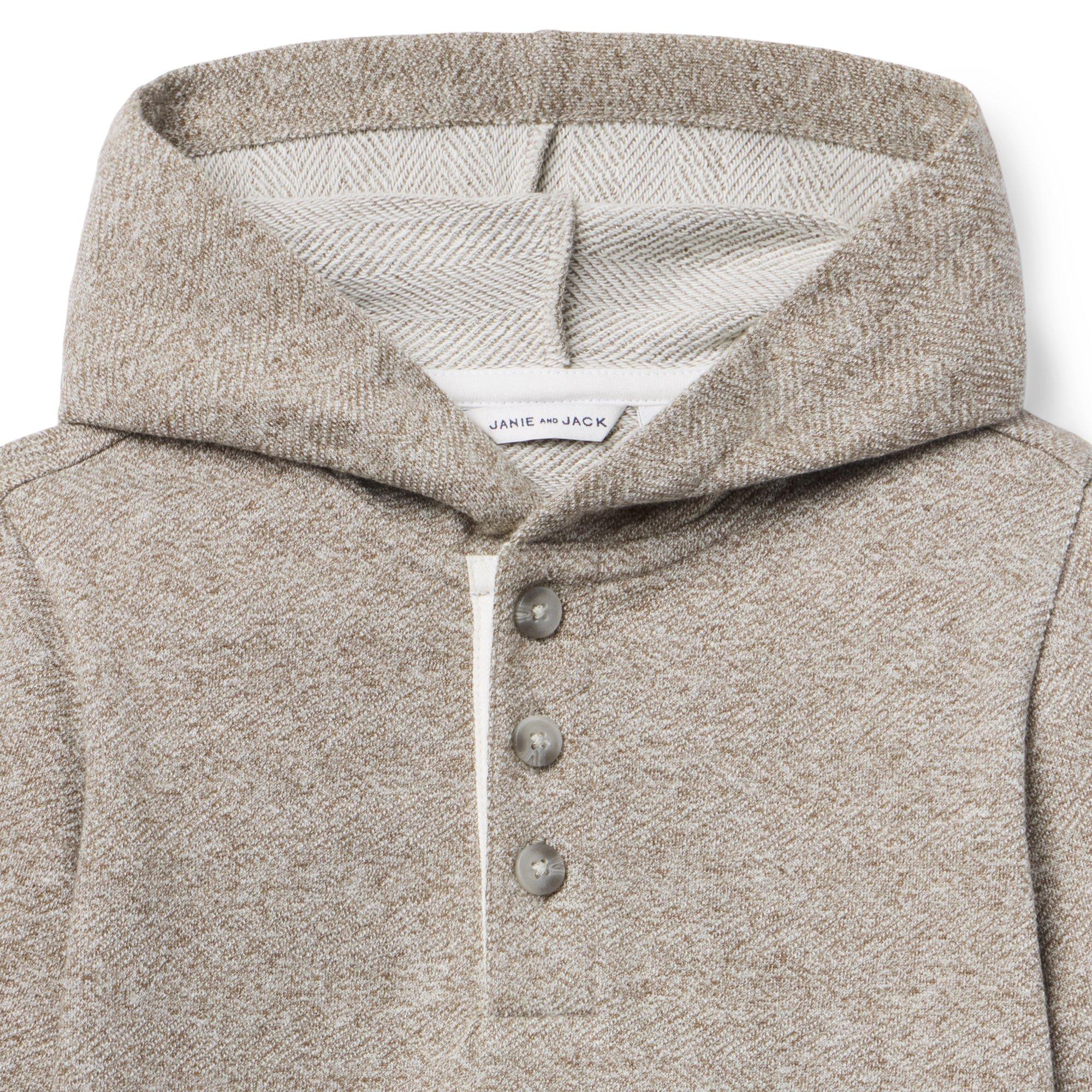 Herringbone Hooded Sweatshirt image number 1