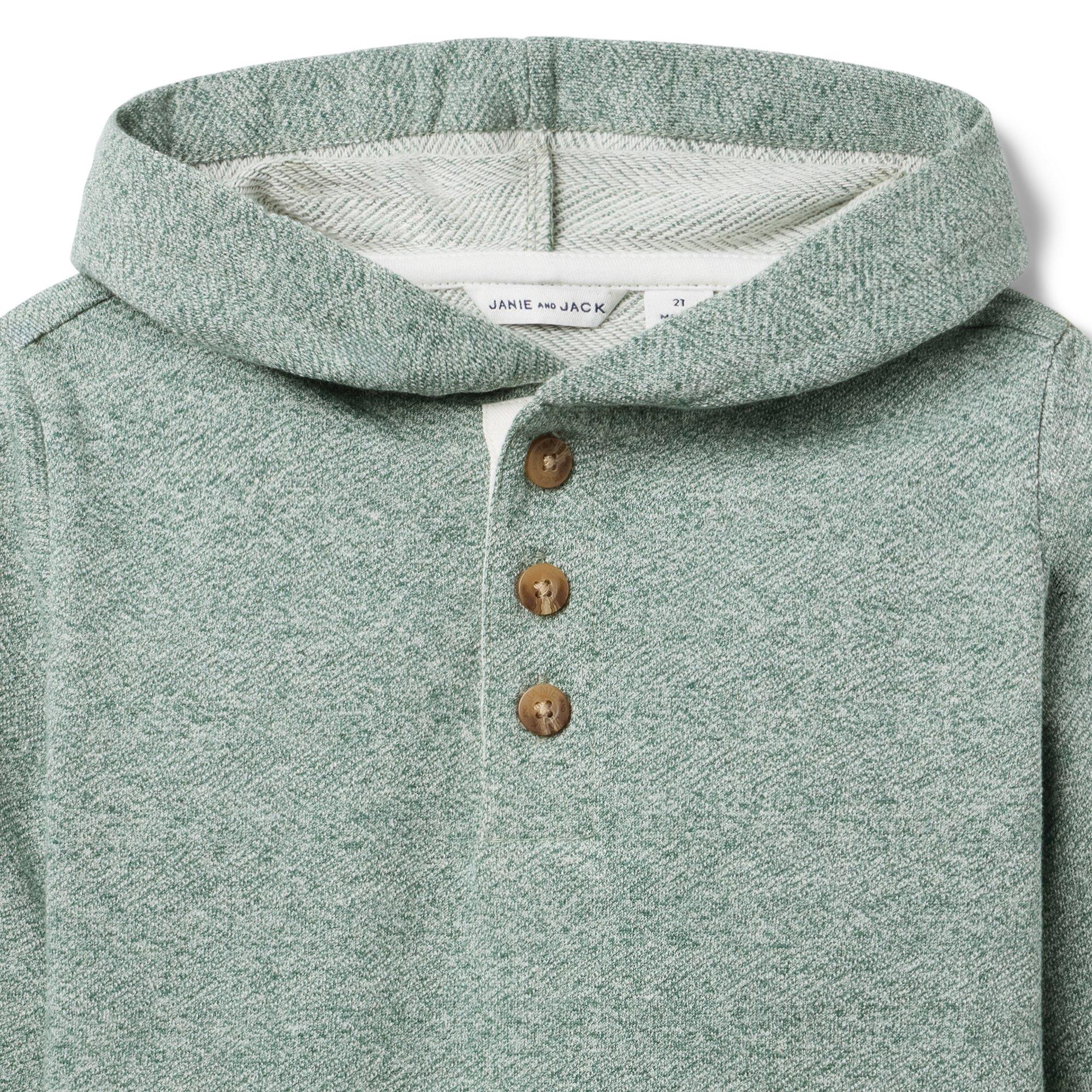 Herringbone Hooded Sweatshirt image number 1