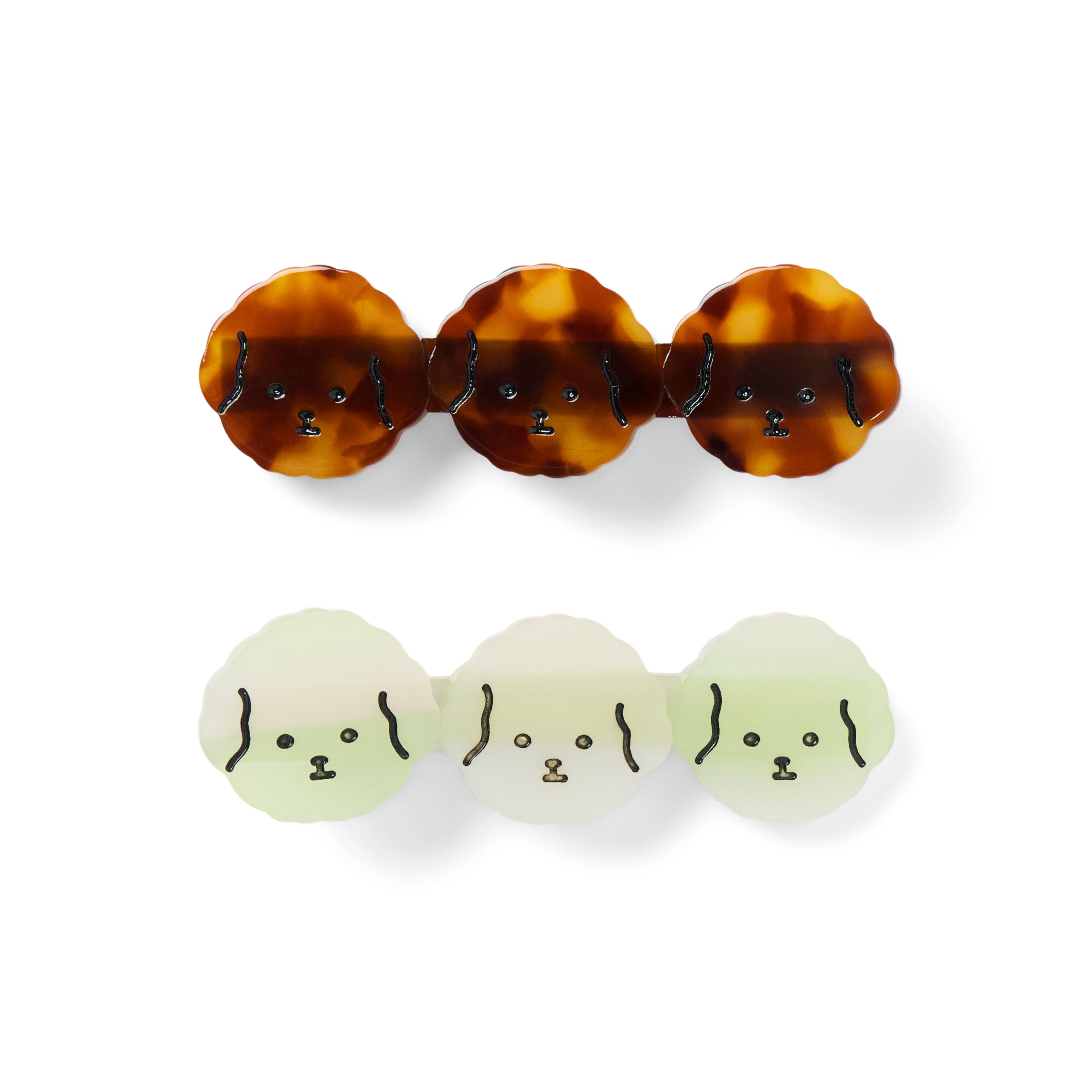 Dog Friends Barrette Set